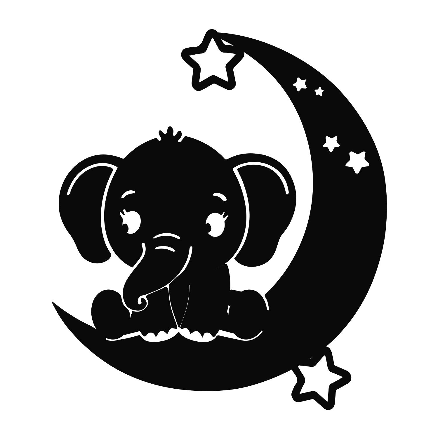 Namofactur LED Wandleuchte Baby Elefant auf günstig online kaufen