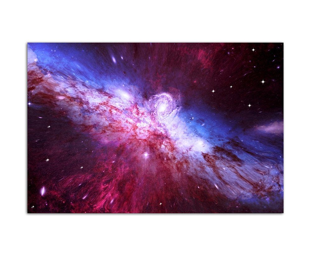 Leinwandbild 120x80cm Planet Sterne All Weltraum Galaxie