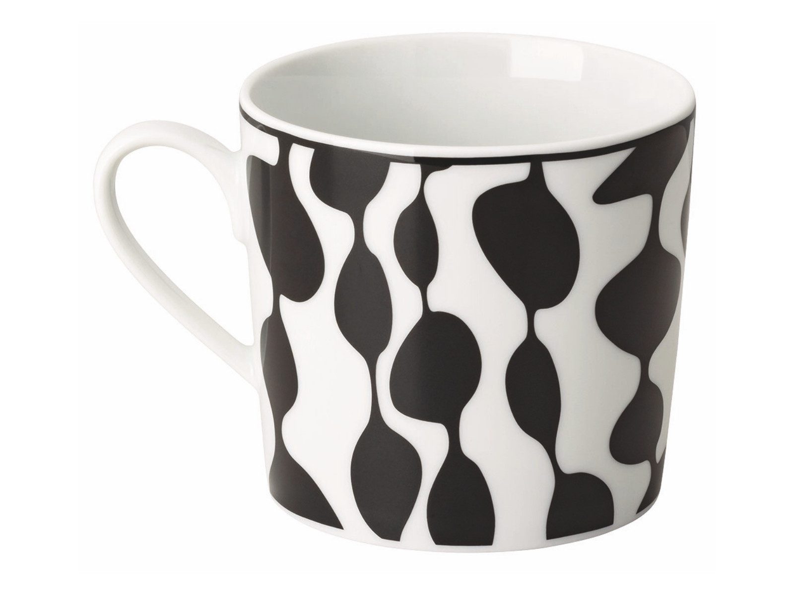 Rosenthal Becher Home Monochrome Bubbles Becher mit Henkel 0,38l, Porzellan