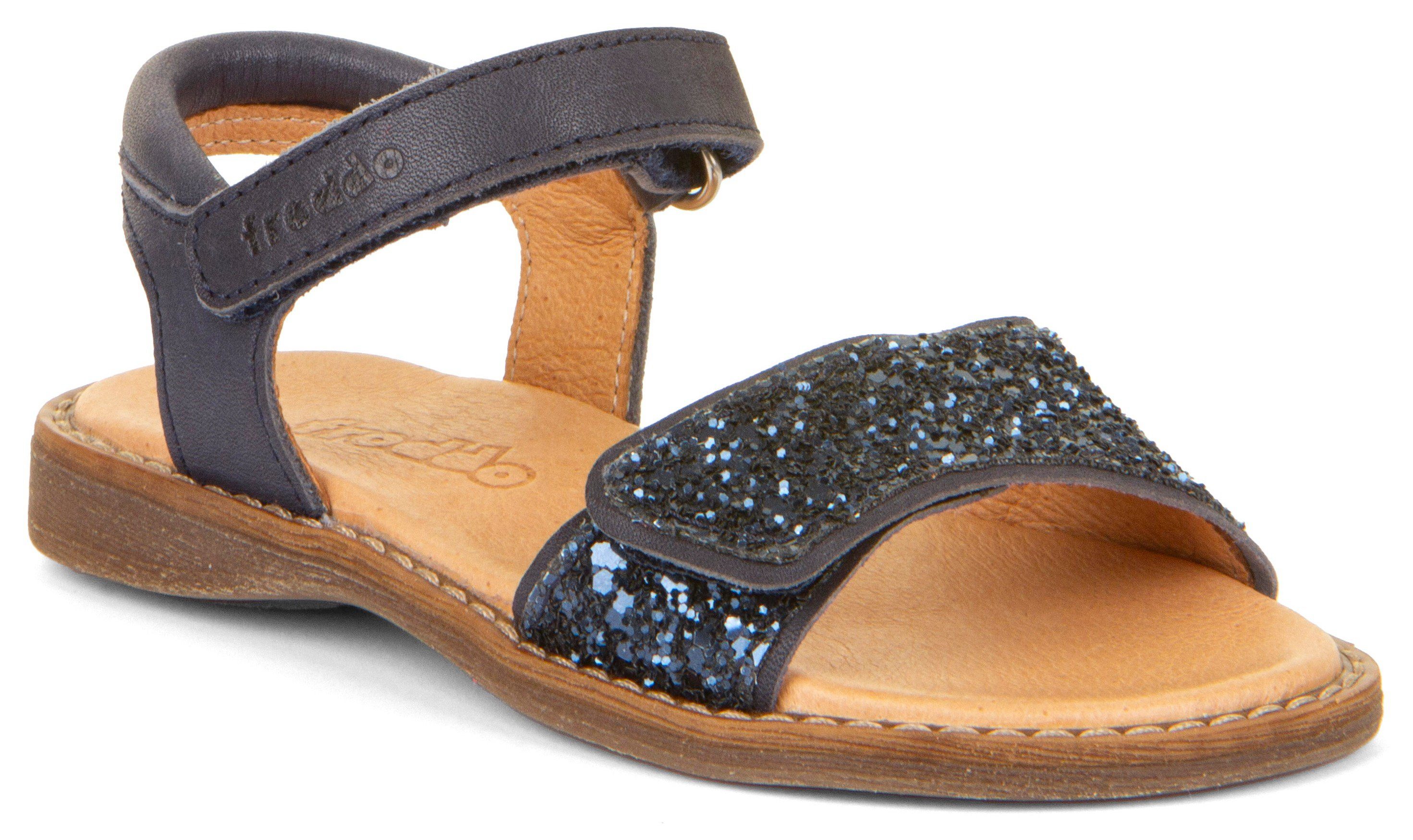 froddo® Lore Sparkle Sandale, Sommerschuh, Klettschuh, Sandalette, mit zwei Klettverschlüsse