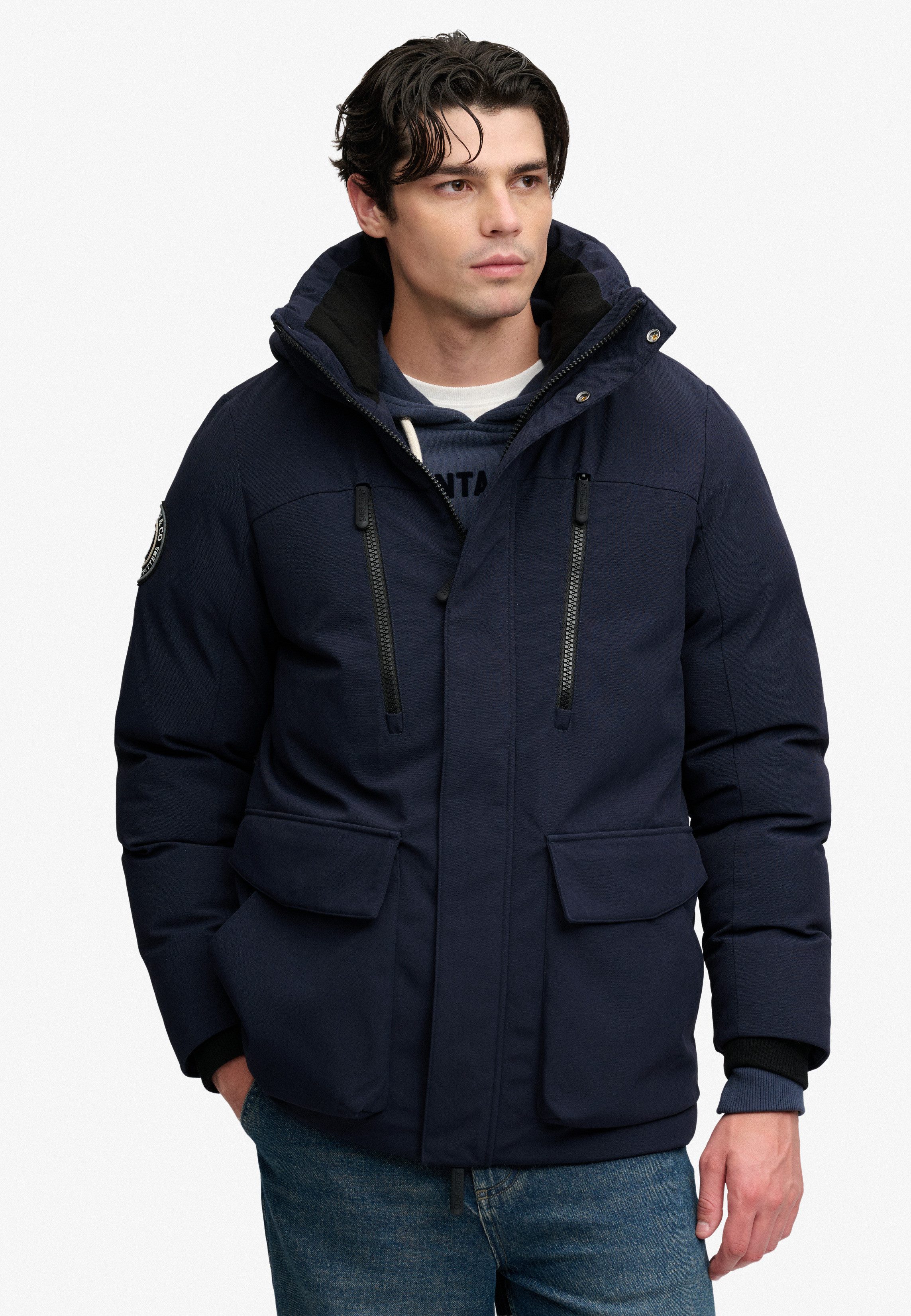Superdry Parka CITY PARKA Kunstfaser, loose fit