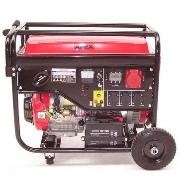 Apex Stromerzeuger Benzin Stromerzeuger 6500 E-Start 06258 Generator Notstromaggregat, (1-tlg)