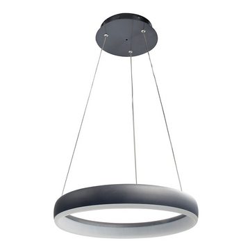 etc-shop LED Pendelleuchte, Leuchtmittel inklusive, Kaltweiß, Warmweiß, Neutralweiß, Tageslichtweiß, Farbwechsel, Pendellampe dimmbar mit Fernbedienung LED Wohnzimmerleuchte Ringlampe