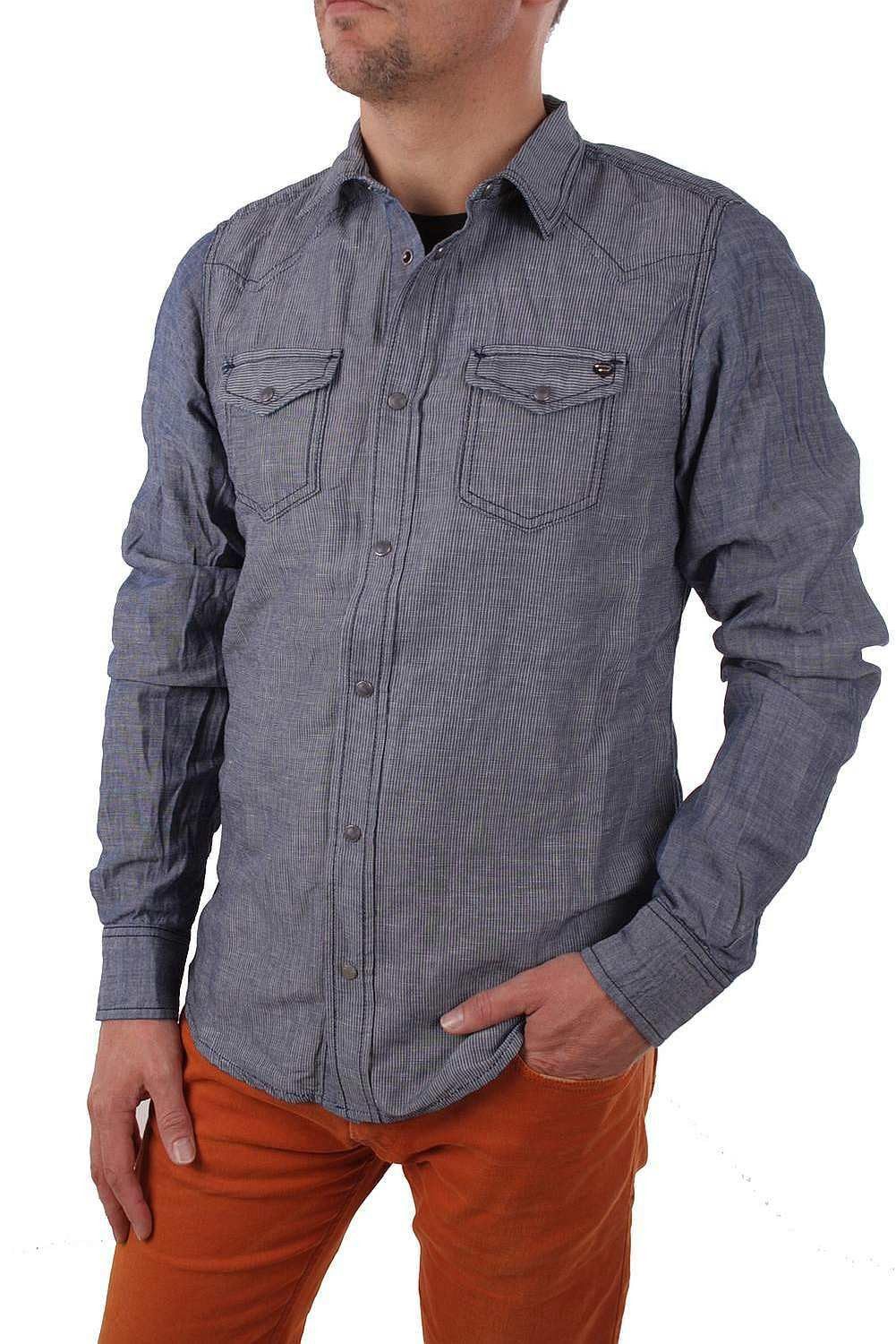 Diesel Langarmhemd Diesel Sonora 0CAFL Camicia Slim Striped