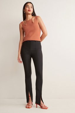 Next Stoffhose Skinny Hose mit geschlitztem Saumdetail (1-tlg)