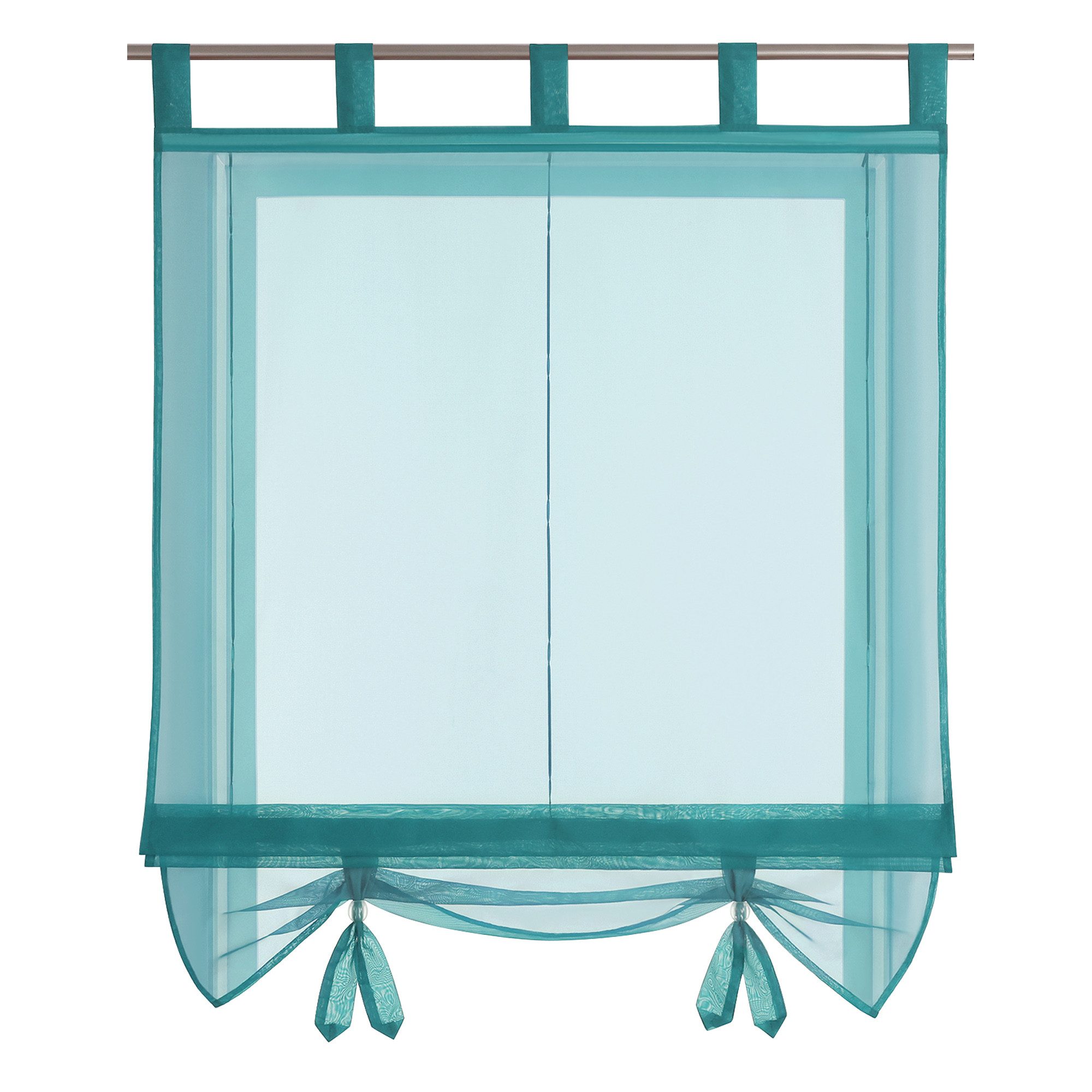 Joyswahl Raffrollo, mit Schlaufen, Bändchen am Saum, Uni Vorhänge Modern Vo günstig online kaufen