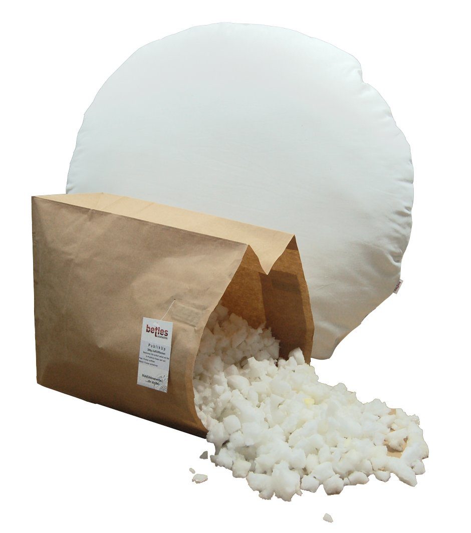 beties Chillkissen PublikUp (Einzel, 1-St., 1 Stück), Auffüllflocken ca. 200g Schaumstoff Nachfüllpack