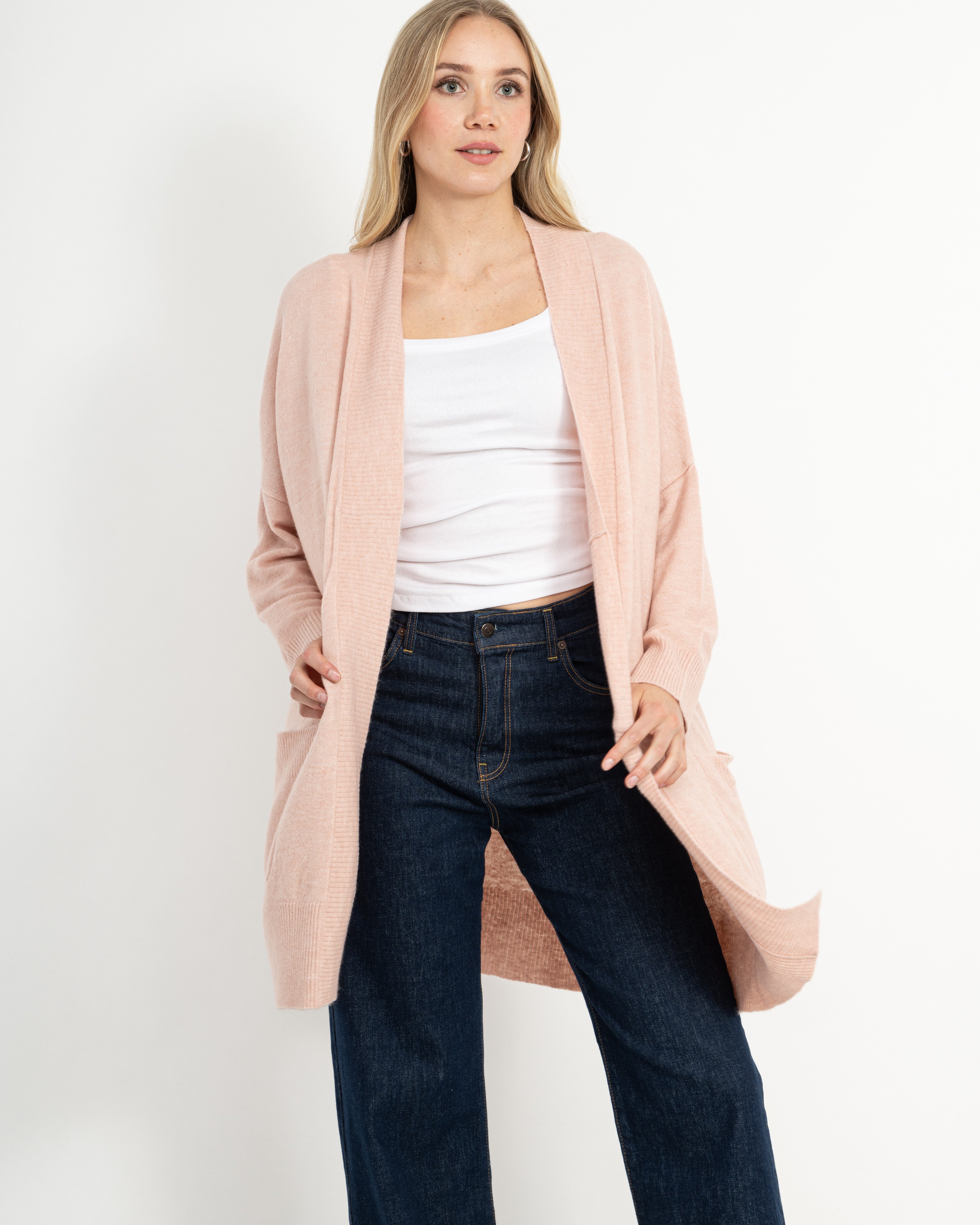 maracujaaa Strickjacke 50001 GINGER unifarben ohne Knöpfe