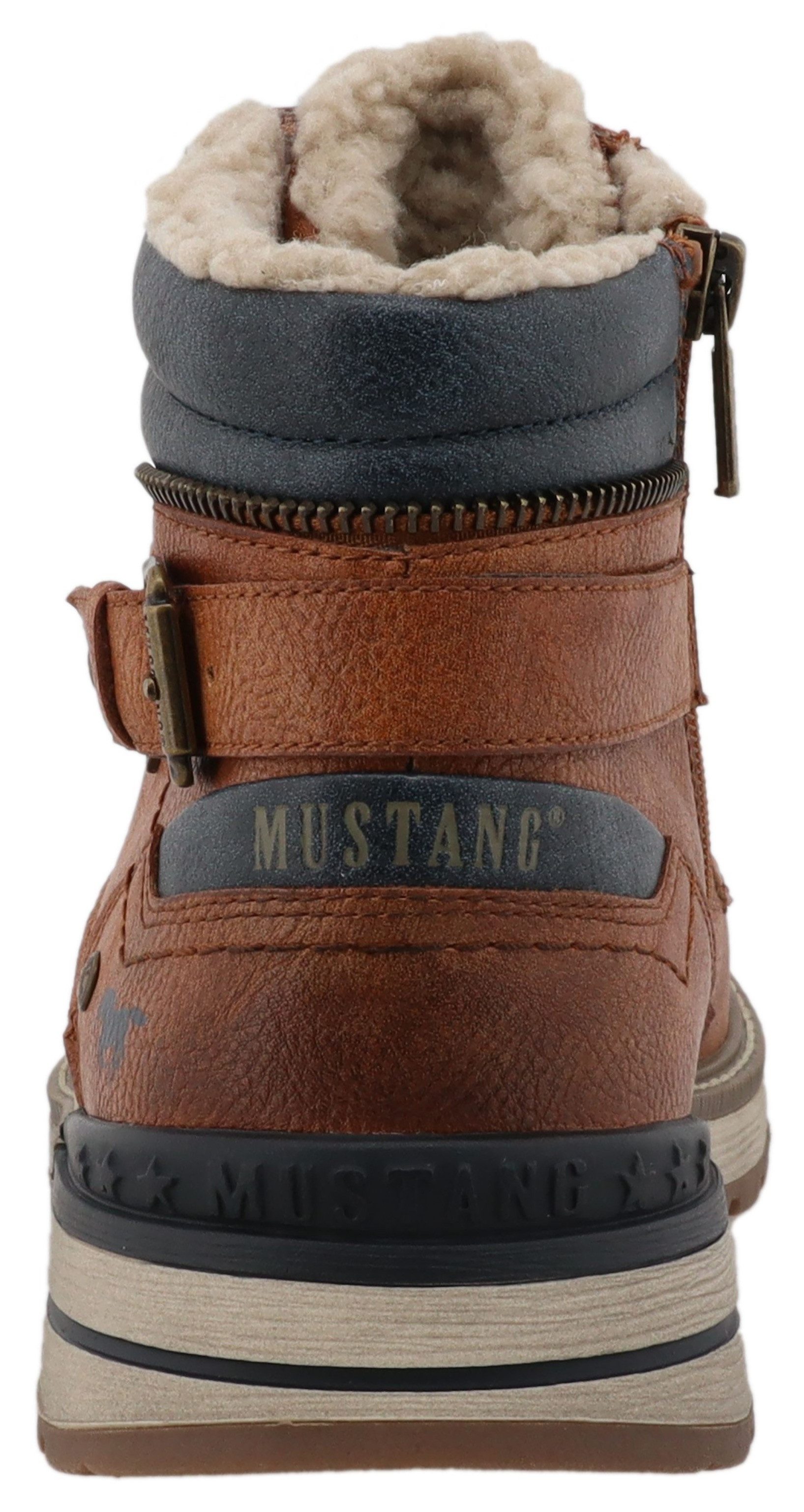 Mustang Shoes Maril Winterboots Workerboots, Schnürboots günstig online kaufen