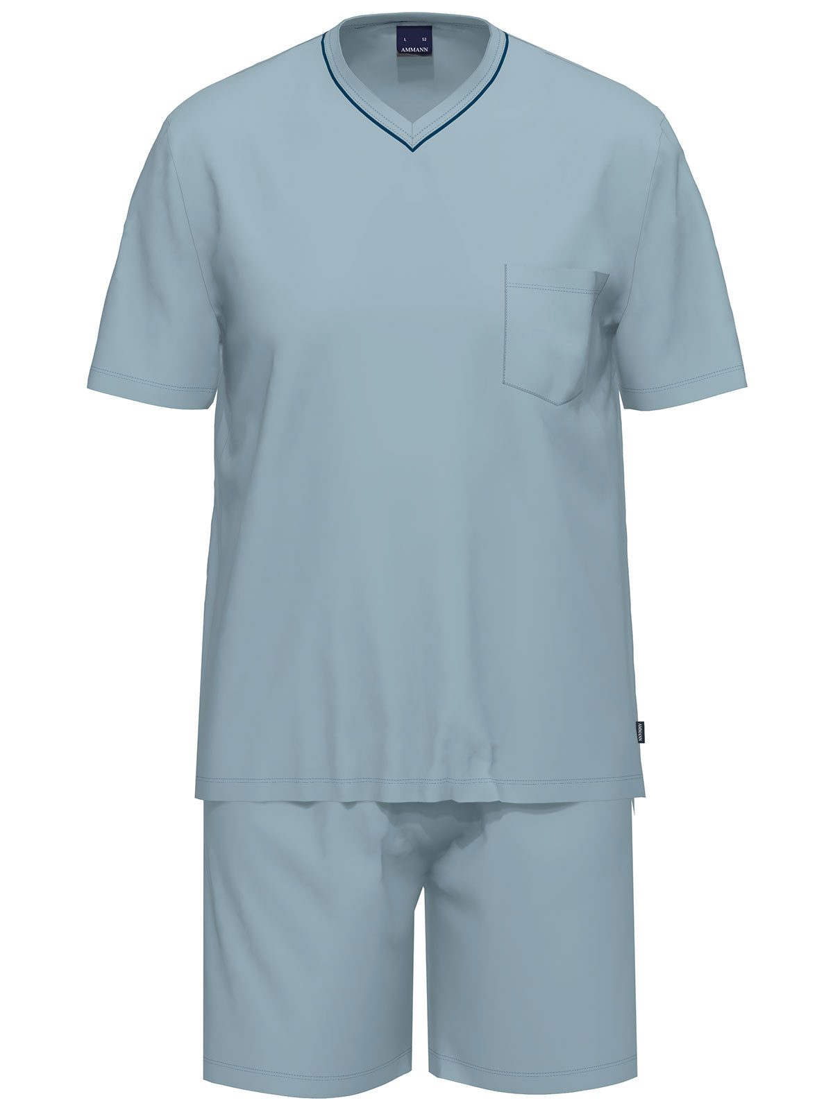 Ammann Pyjama Schlafanzug kurz Men / Nightwear (Stück, 1 tlg) hohe Markenqualität