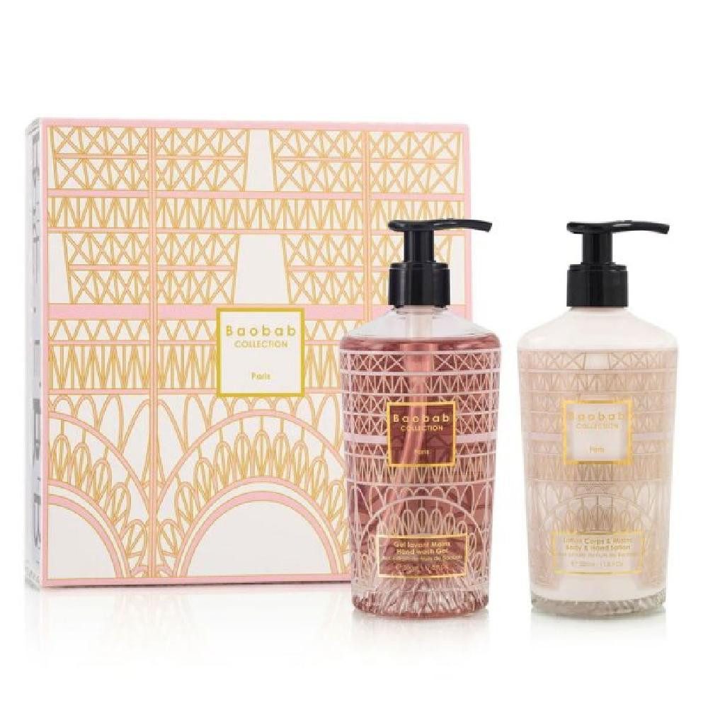 Baobab Handcreme Gift Box Paris Seife und Lotion (700ml) (2-teilig)