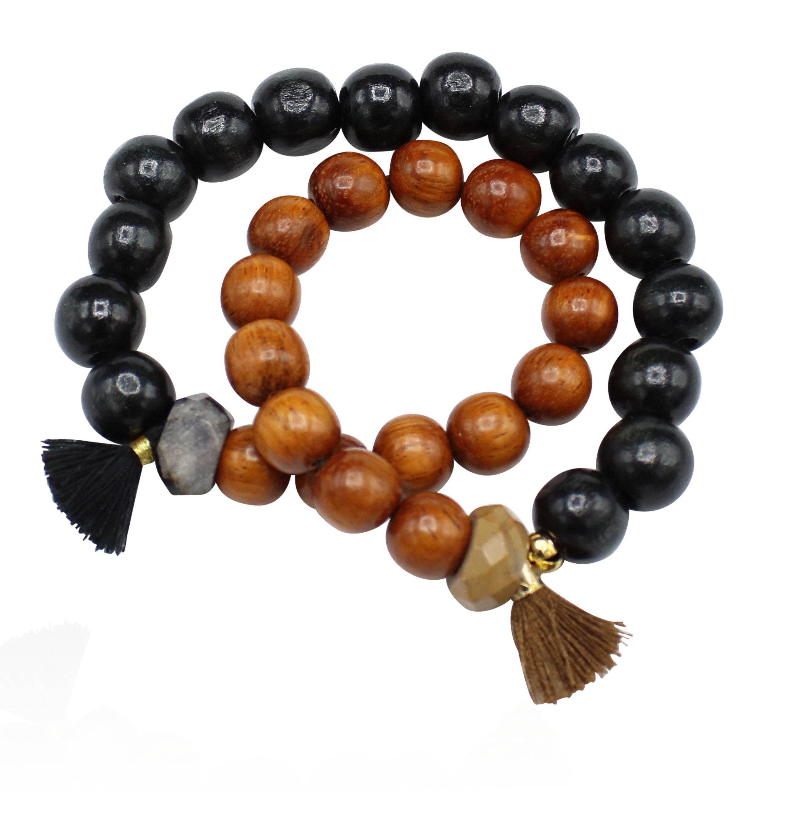 FRONHOFER Perlenarmband 19035, Elastisches Armband doppelt günstig online kaufen