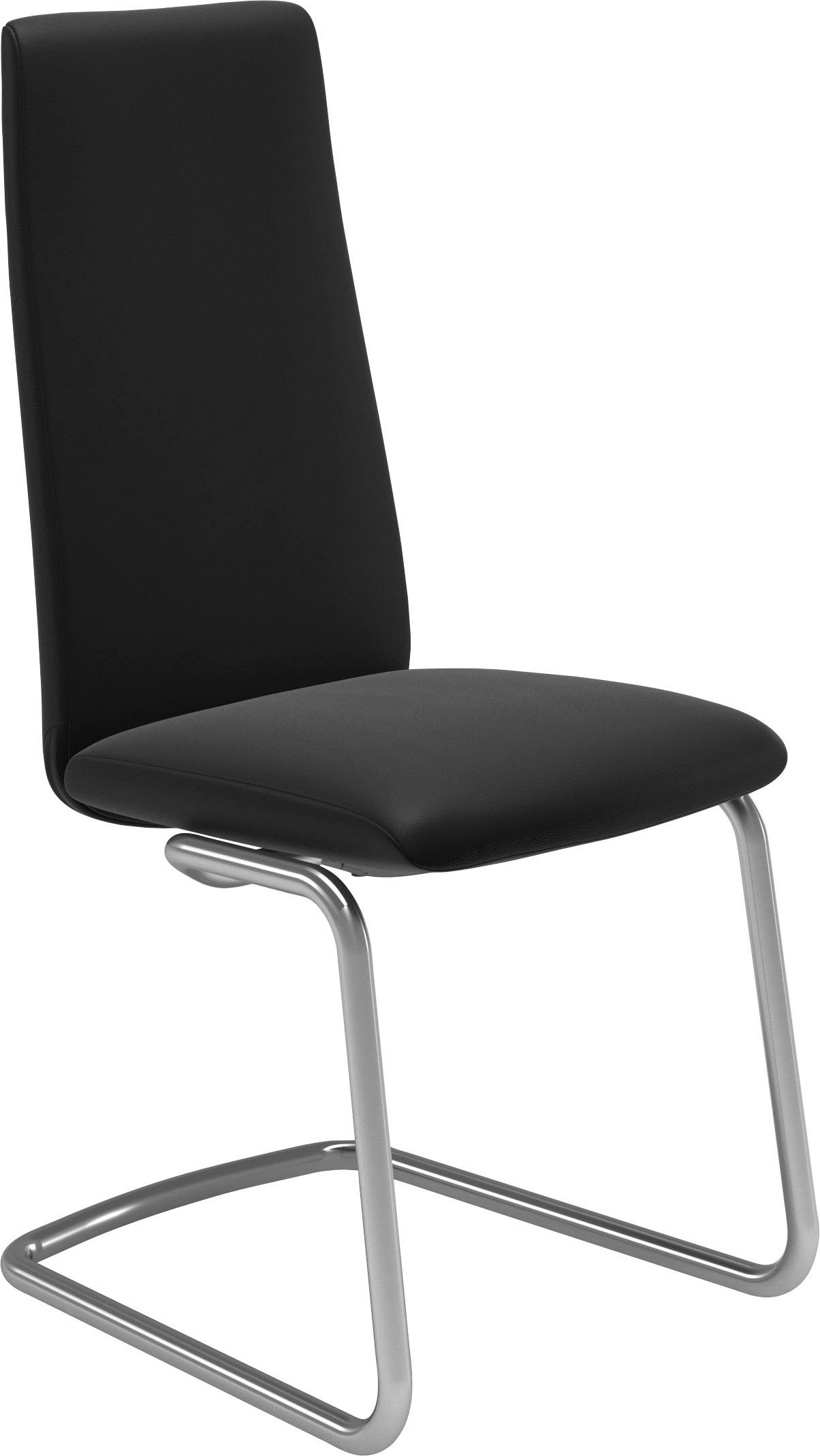 Laurel, Chrom Polsterstuhl Größe mit in glänzend Beinen Stressless® High M, aus Stahl Back,