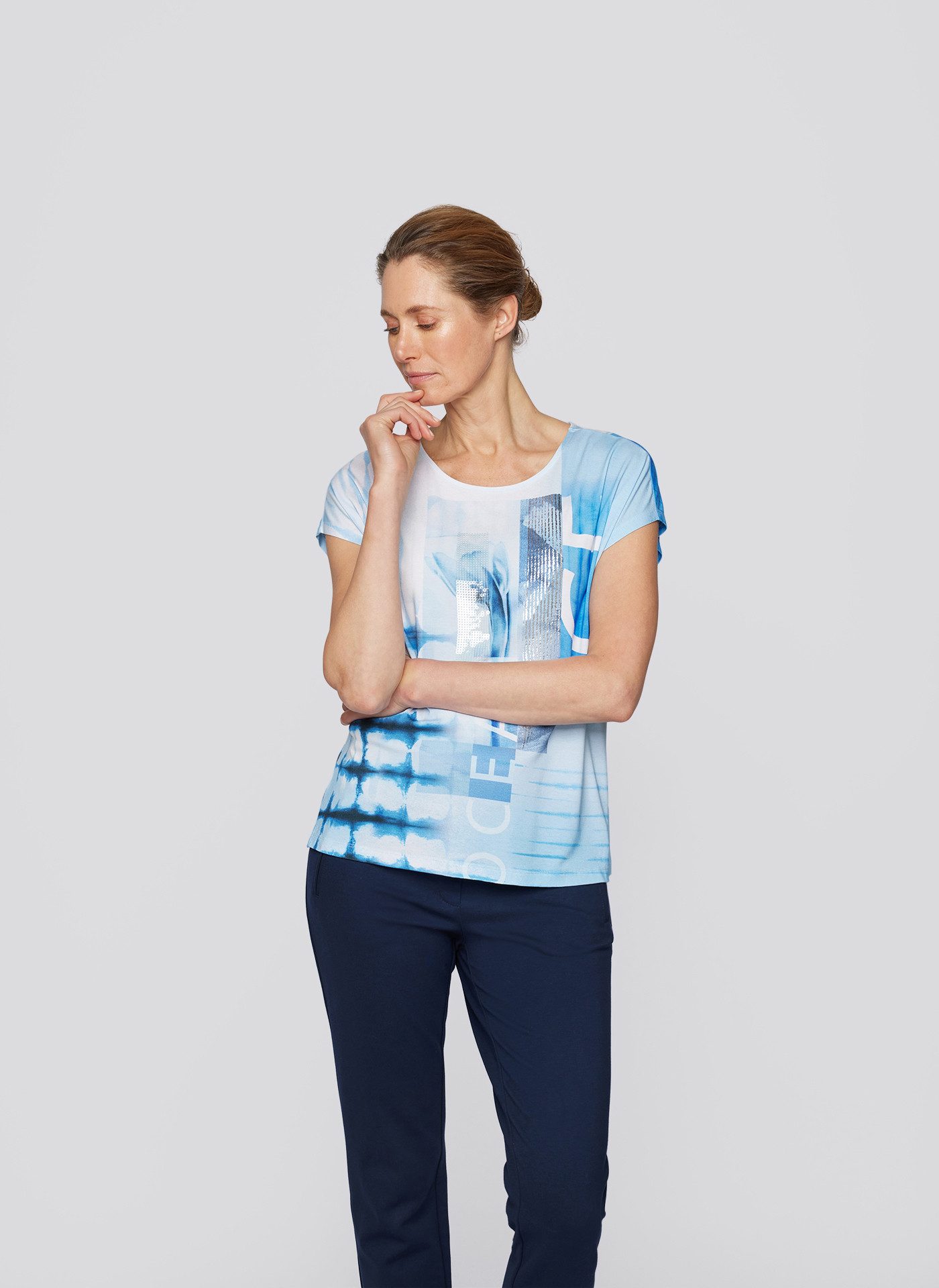 Rabe Print-Shirt Rabe T-Shirt mit Kurzarm