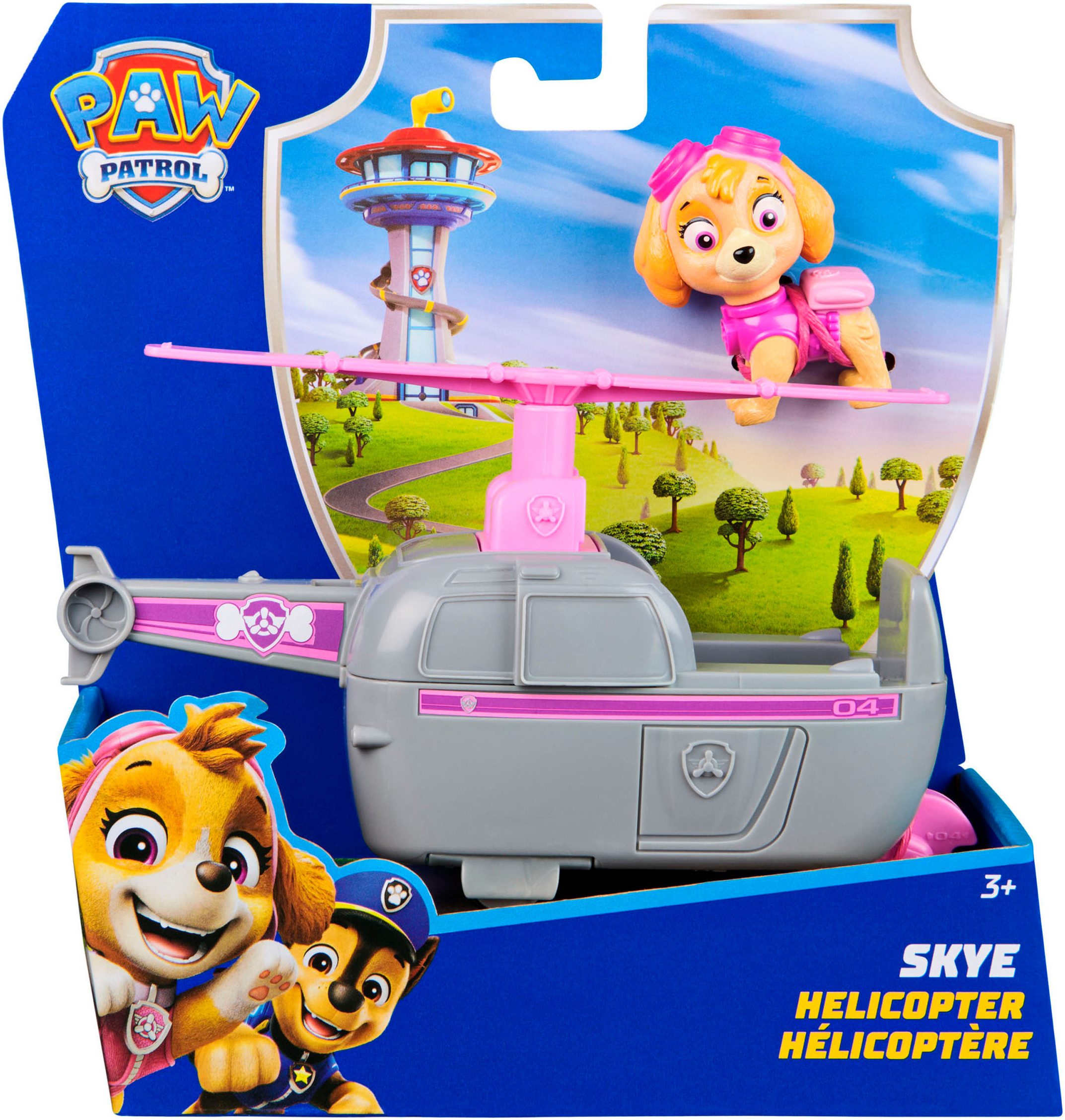 Spin Master PAW Patrol toy car, Basic Vehicle Skye, partly made from recycled material