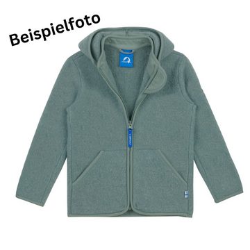 Finkid Wolljacke Finkid Luonto Wool Navy/Dove Wollfleecejacke - Zip in 130/140