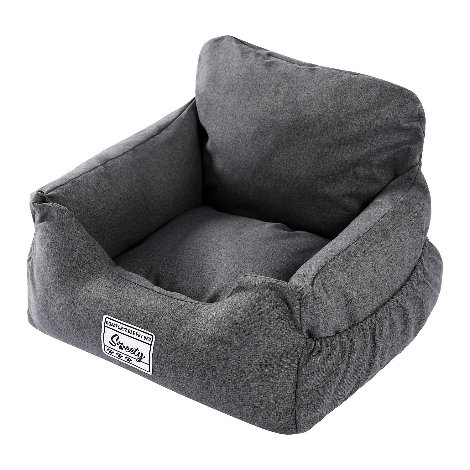 Purpurra Hunde-Autositz Hundeautositz mit Sicherheitsgurt Tierbett Wasserdichter Rutschfest – Bild 2 von 5