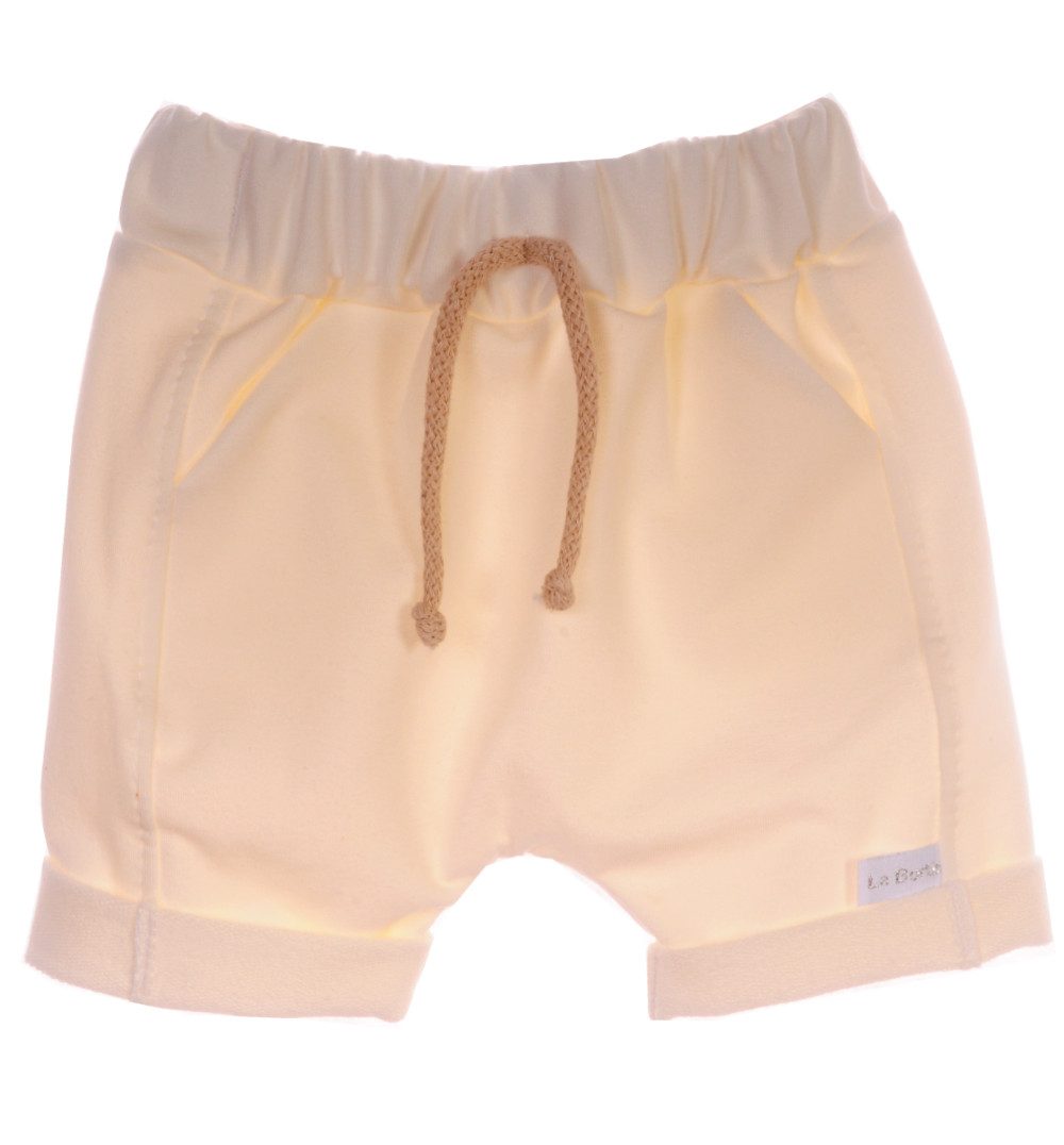 Sweatshorts Shorts in Creme für Babys und Kinder Sommer Shorty