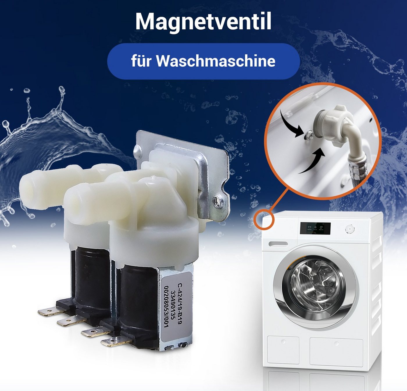 Thumbnail - VIOKS Durchflussschalter Magnetventil Ersatz für 481228128006