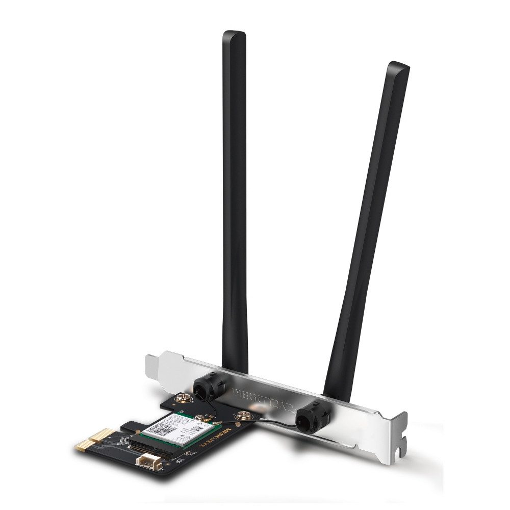 Mercusys MA80XE AX3000 Dual-Band Wi-Fi 6 PCI Express Adapter Netzwerk-Adapter