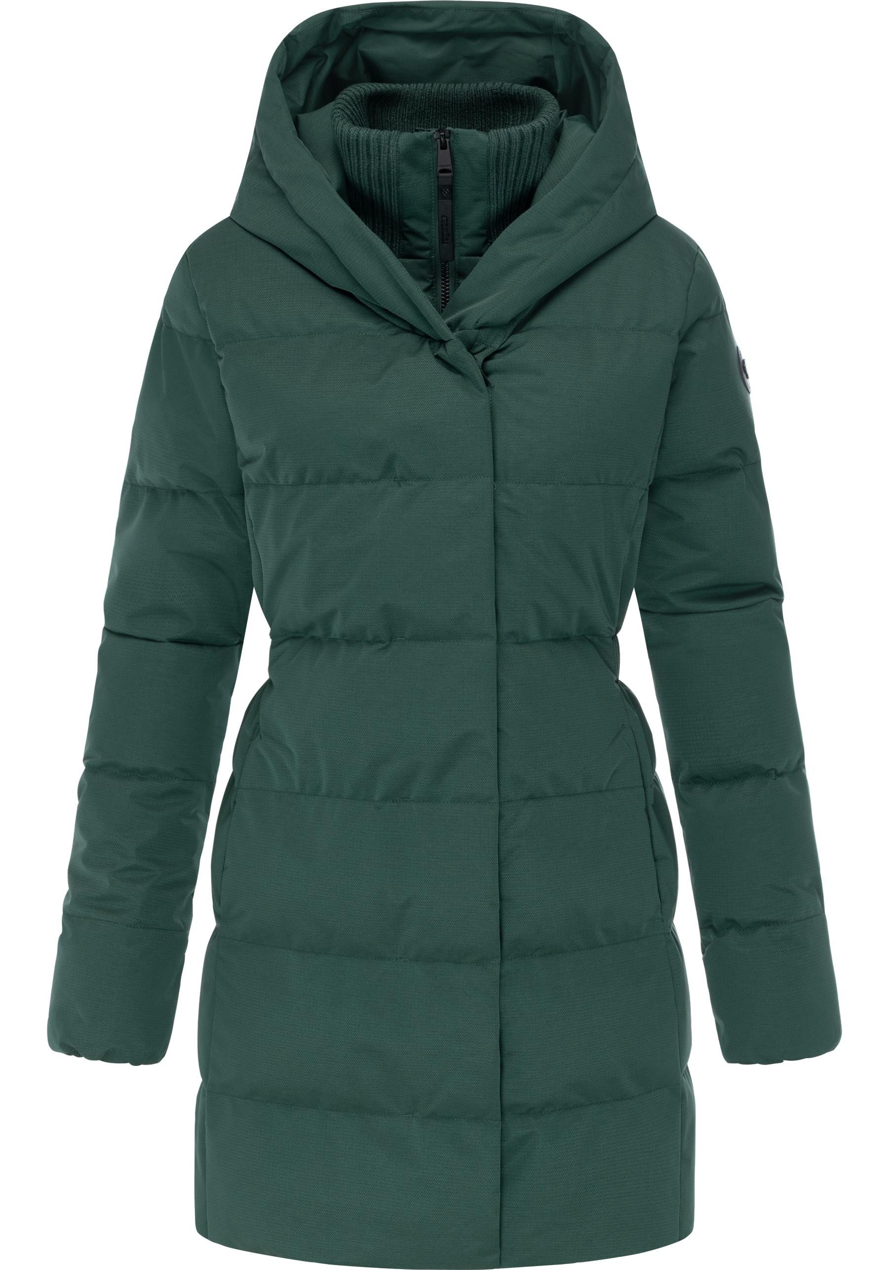 Ragwear Steppmantel Niani YOUMODO Warmer Wintermantel mit hohem Kragen und günstig online kaufen