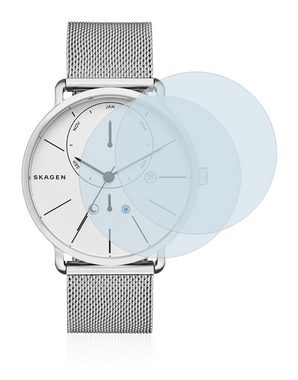 BROTECT Schutzfolie für Skagen Hagen Connected Hybrid Smartwatch (42 mm), Displayschutzfolie, 2 Stück, Folie klar