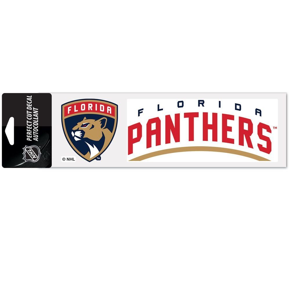 NHL Aufkleber Wanddekoobjekt Carolina Panthers WinCraft Cut 8x25cm Perfect