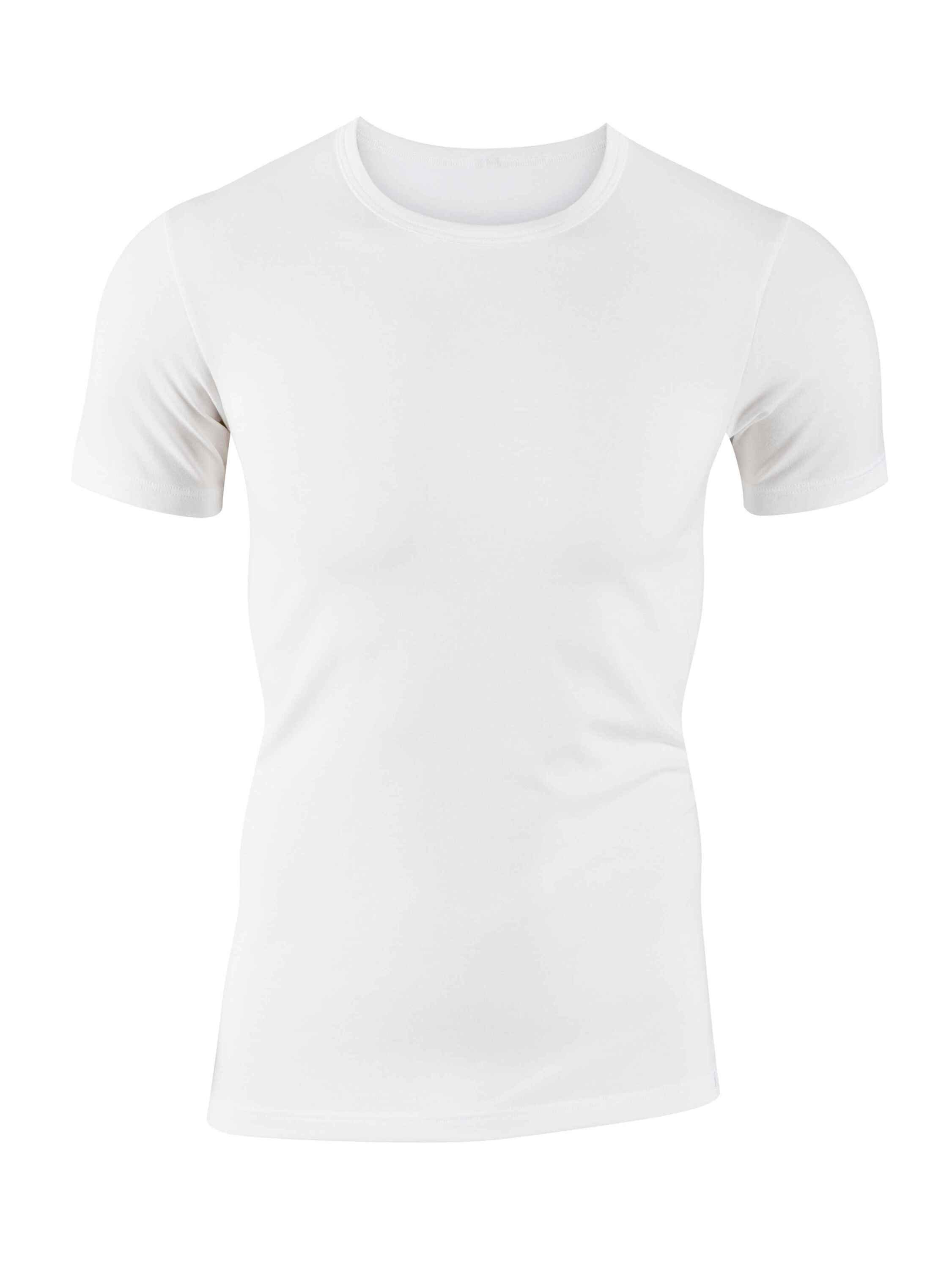 T-Shirt weiss Unterziehshirt CALIDA (1-St)
