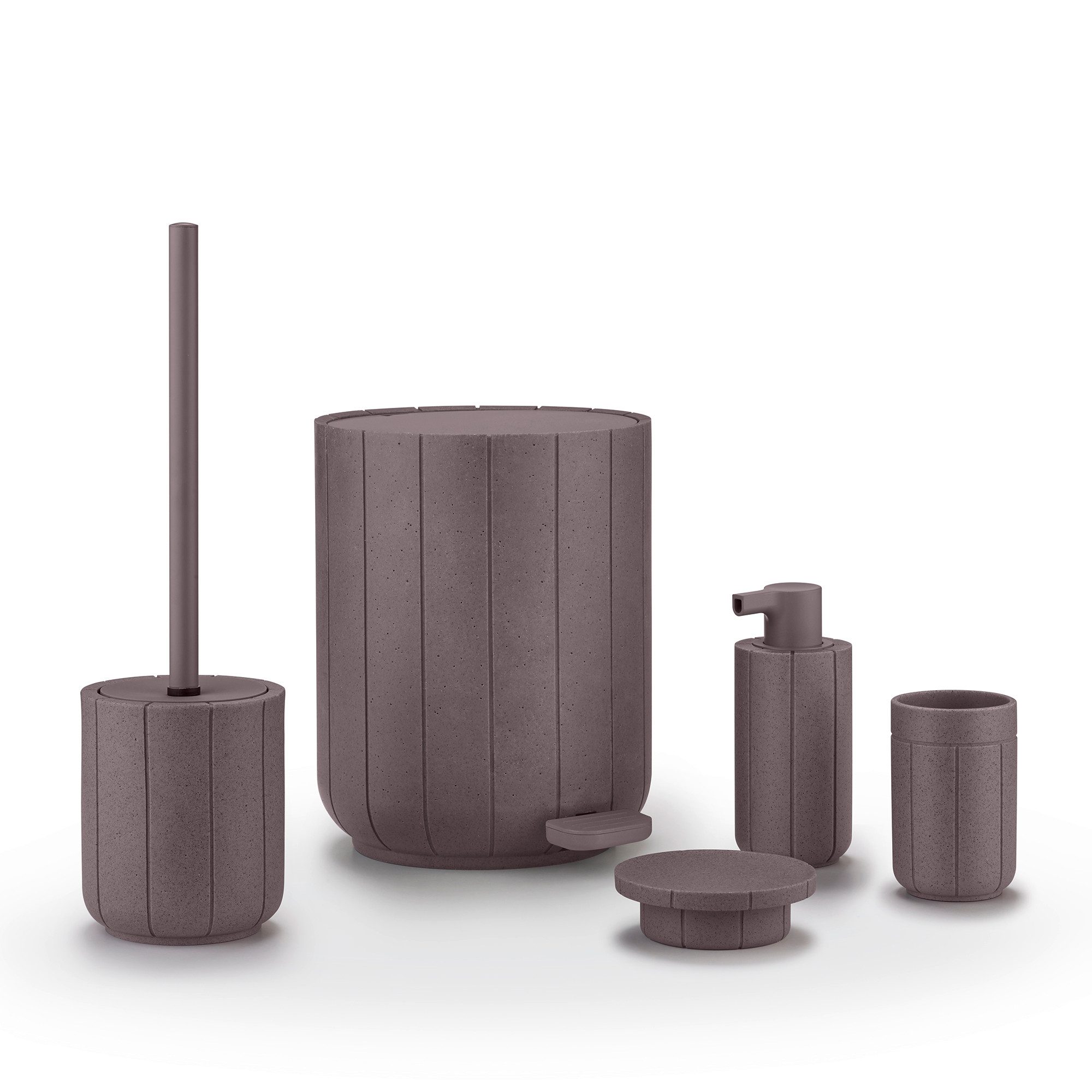 blomus Zahnputzbecher -KUA- Becher, Zahnbecher, Badccessoire: modernes Design aus Polyresin, Recyceltes Polyresin, Robust, 300ml Volumen