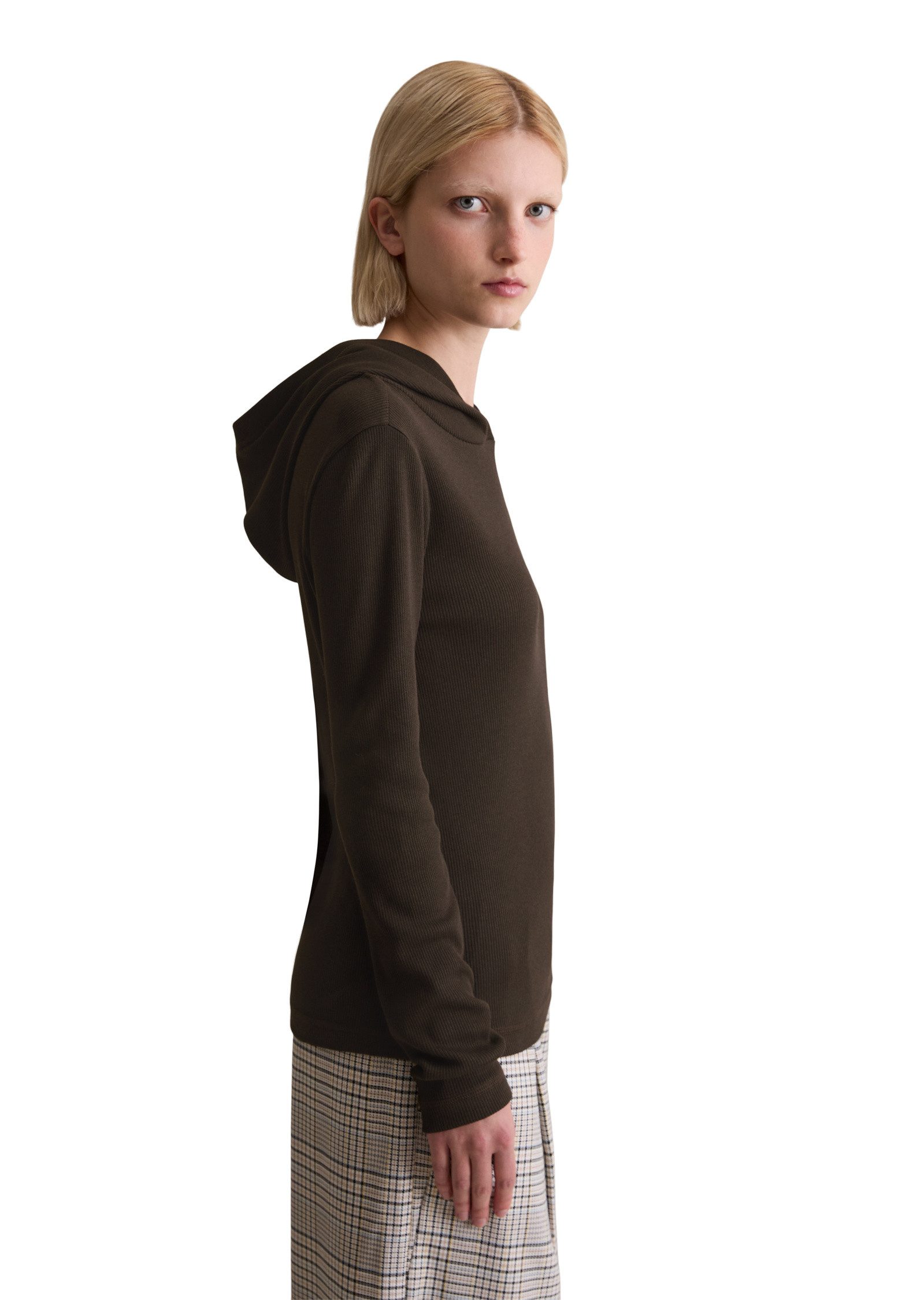 Marc O'Polo DENIM Langarmshirt aus softem Bio-Baumwolle-Modal-Stretch-Jersey