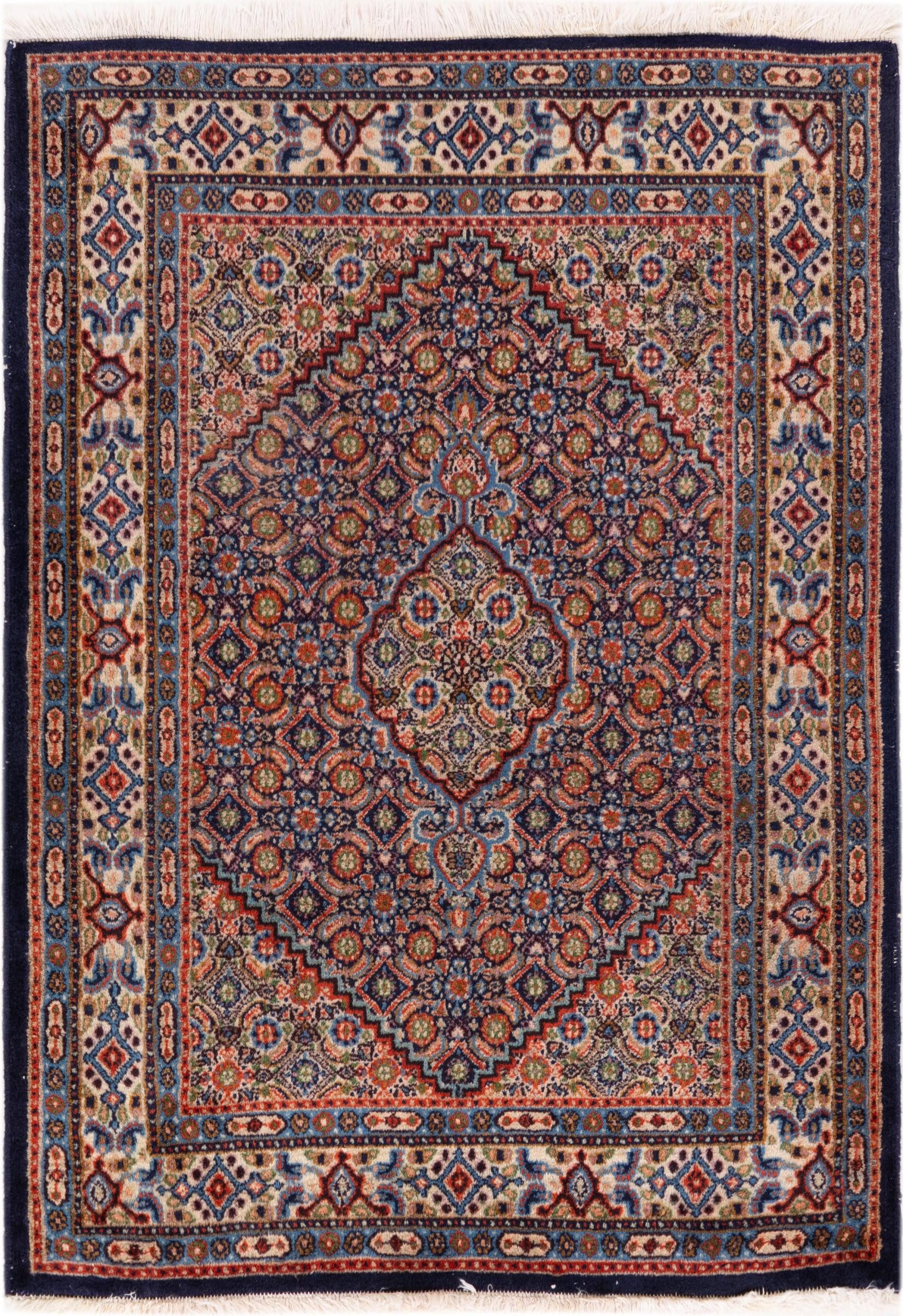Orientteppich Moud 79x111 Handgeknüpfter Orientteppich / Perserteppich