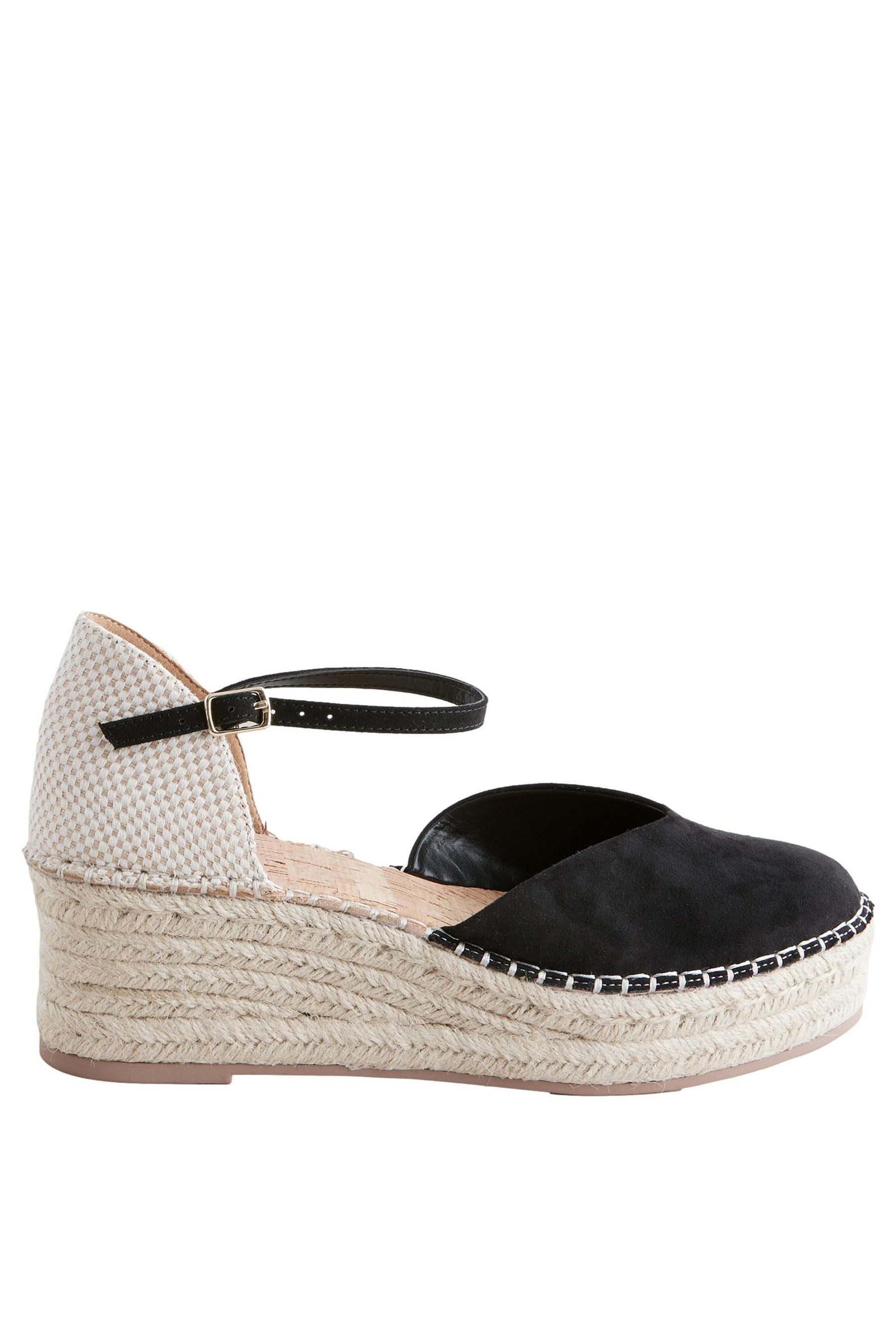 Next Forever Comfort® Plateau-Espadrilles, extra weit Keilsandalette