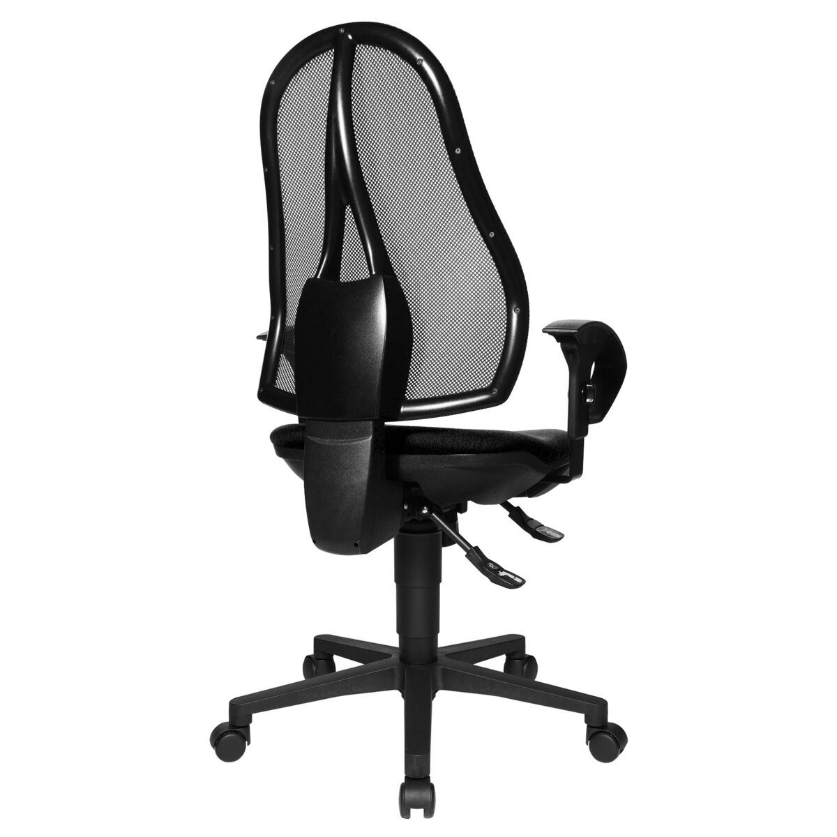 TOPSTAR Drehstuhl Drehstuhl Open Point SY - schwarz mit Armlehnen.