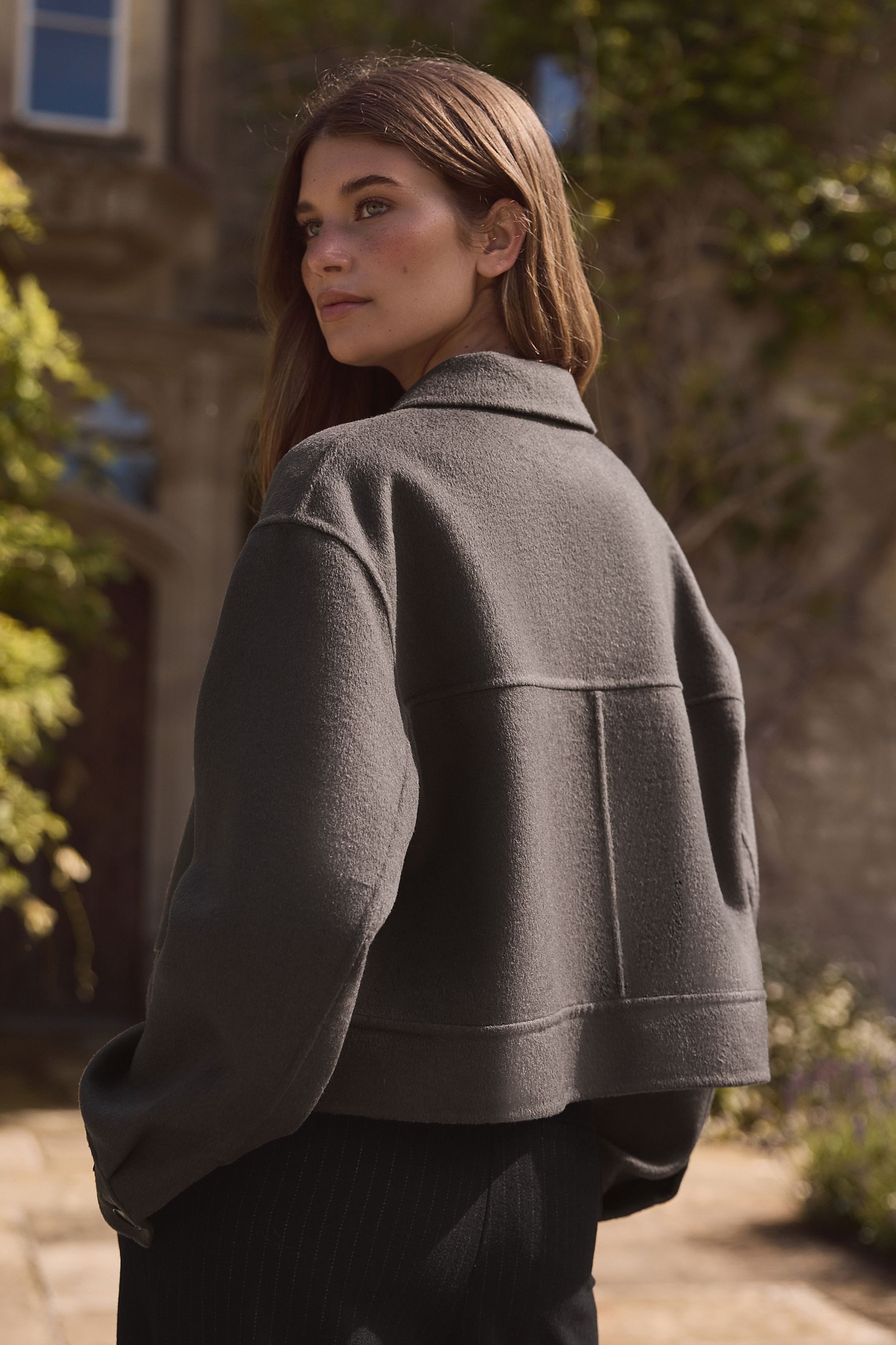 Next Hemdjacke Von Hand genähte Hemdjacke günstig online kaufen