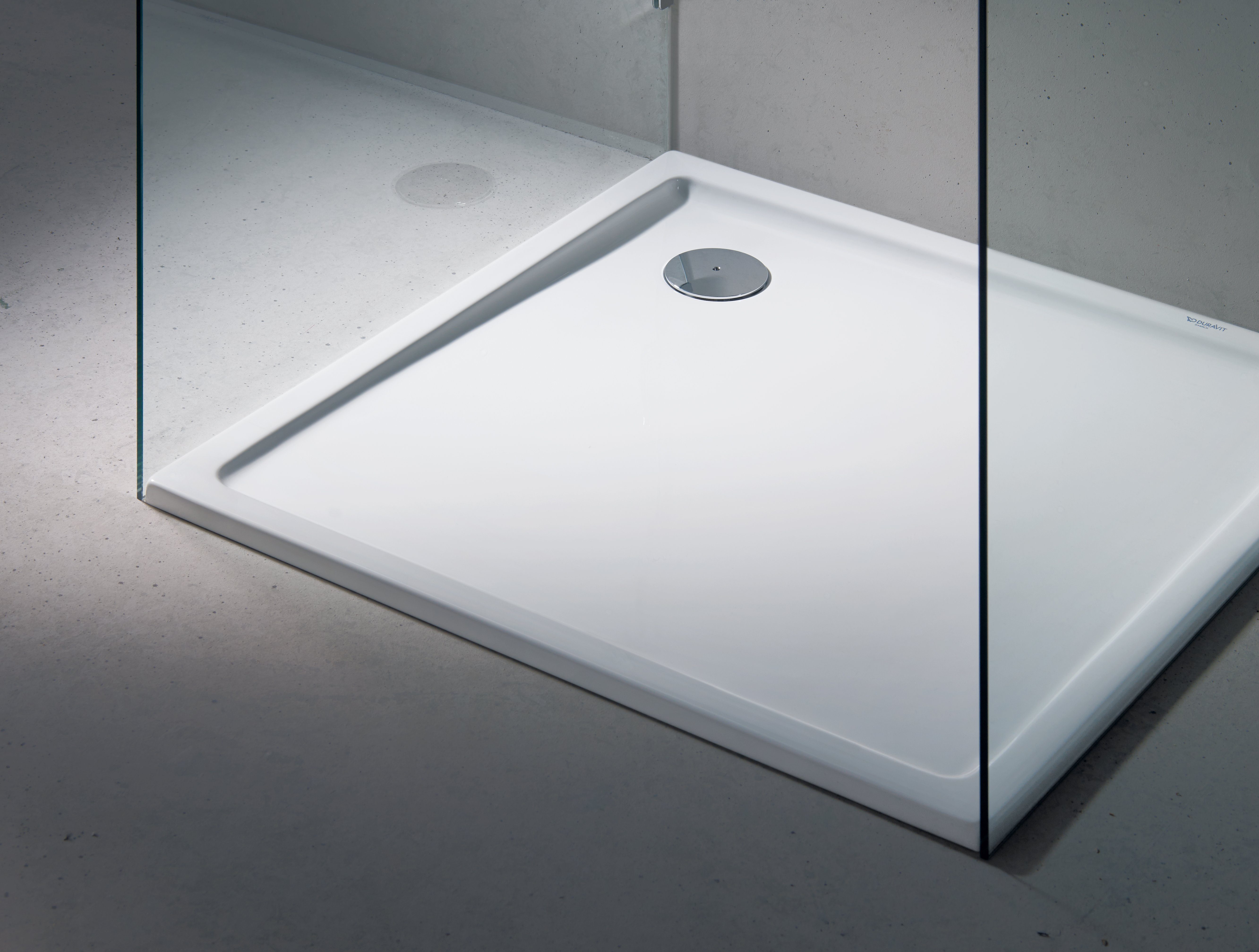 Duravit Duschwanne Starck Slimline 800 x 800 mm Weiß Ablauf 90mm, rechteckig