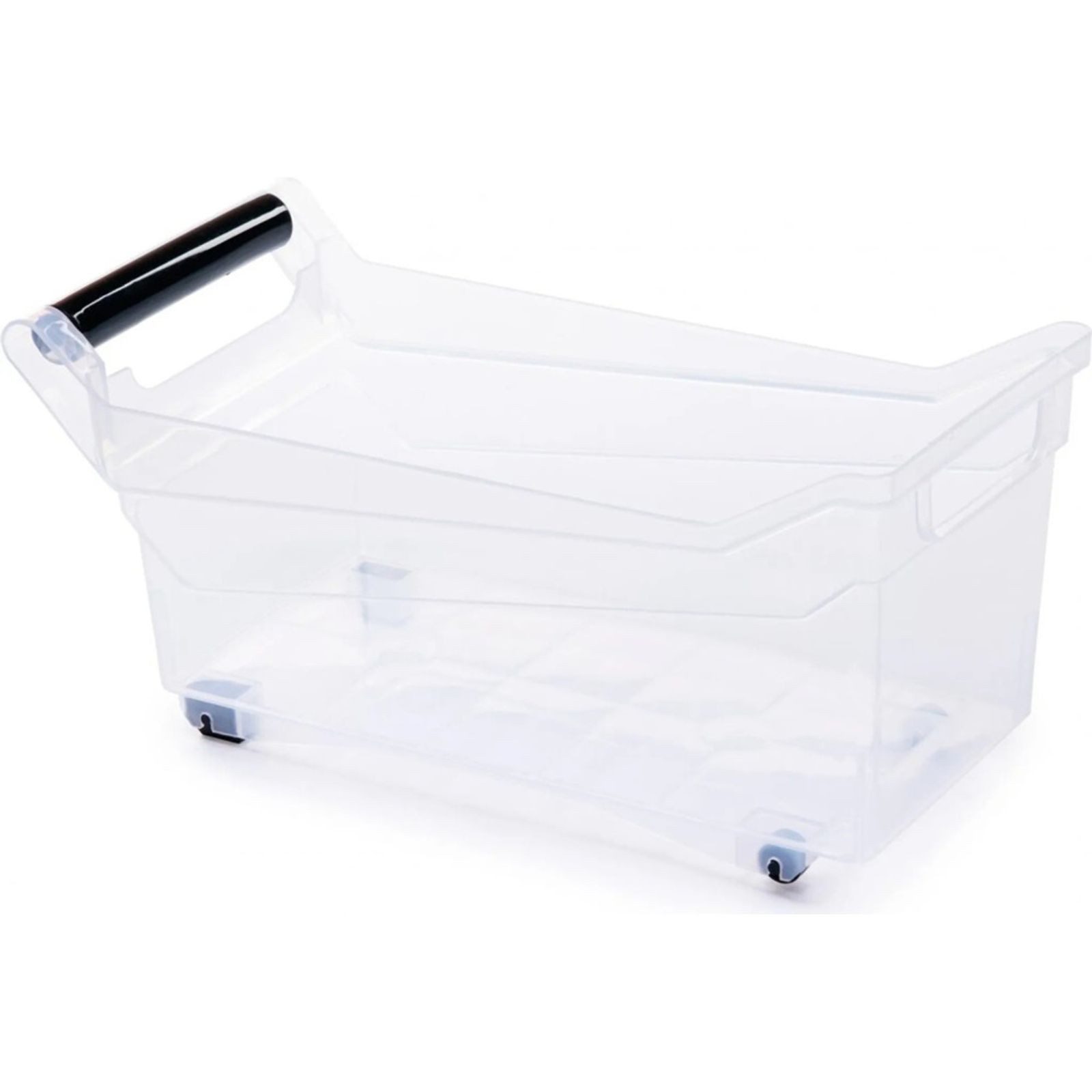 Prosperplast Aufbewahrungsbox Aufbewahrungsbox 14L mit Rollen & Griff Kunststoff