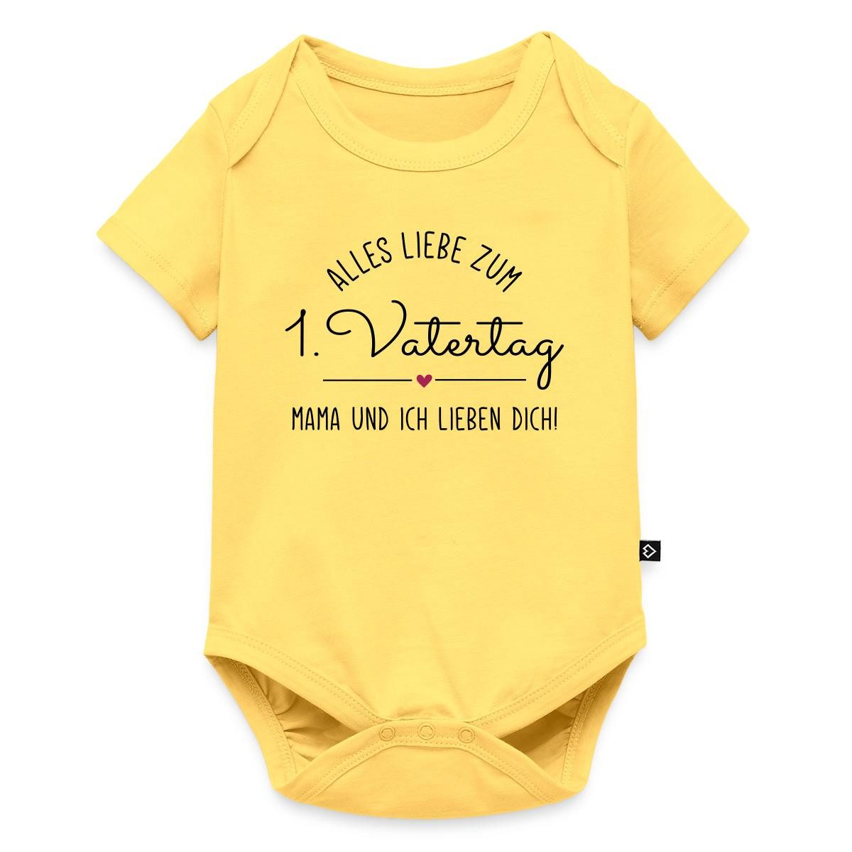 Spreadshirt Kurzarmbody Alles Liebe Zum 1. Vatertag Mama Und Ich Lieben Dich Kurzarm Tages Bab (1-tlg)