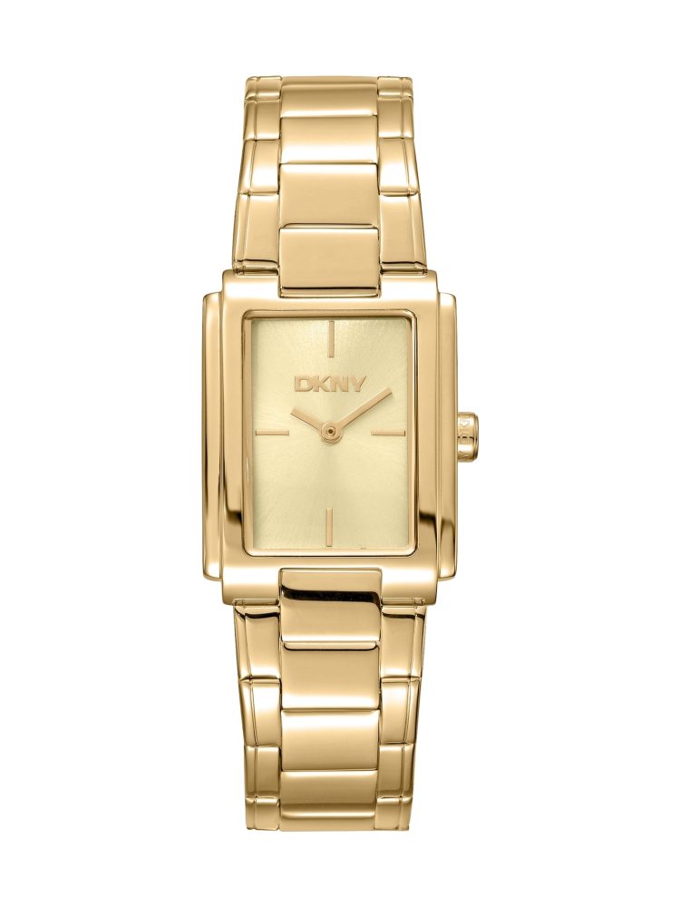 DKNY Quarzuhr DKNY Signature Shape Gold Stainless Steel DK1L121M0065