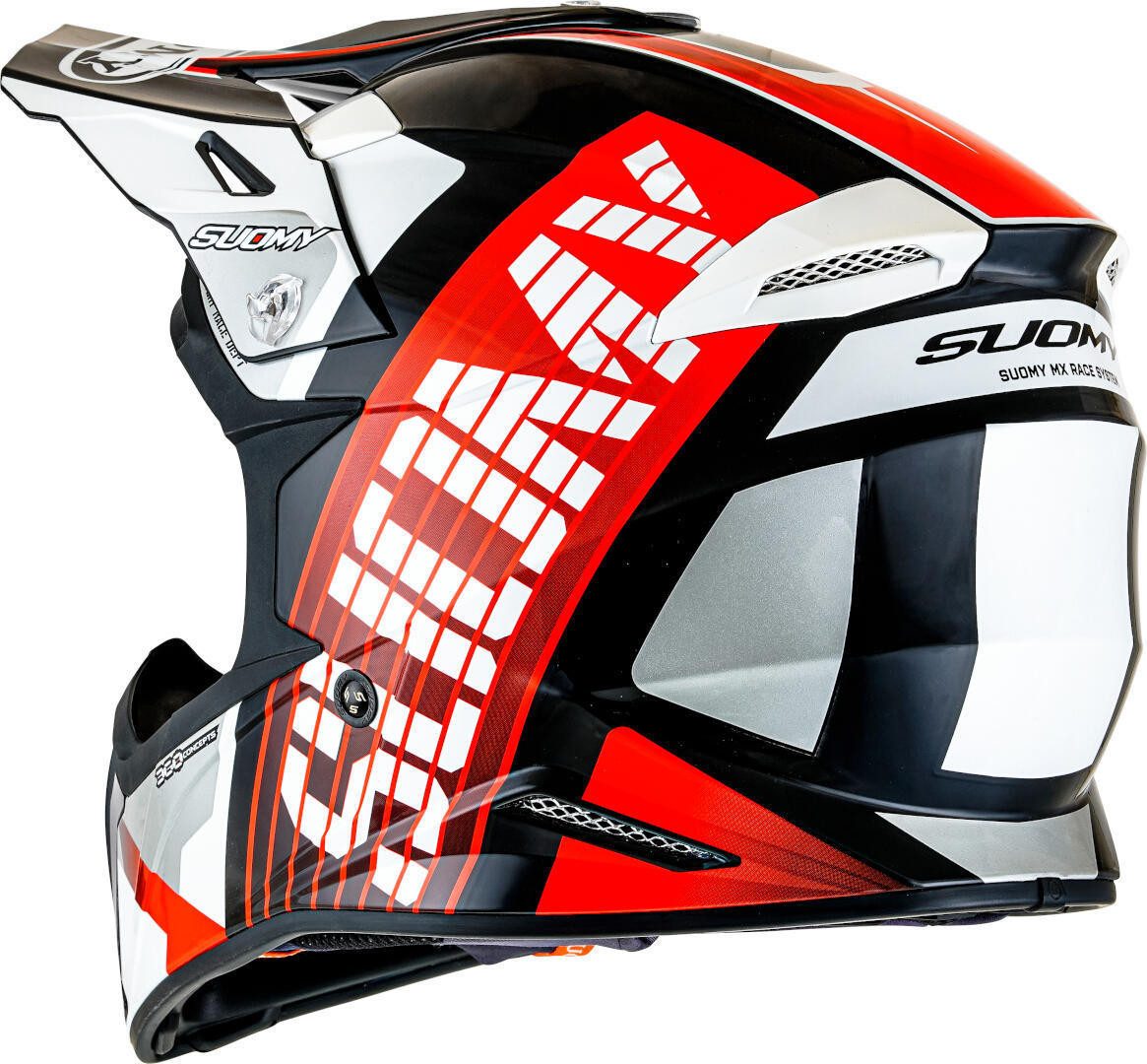 Suomy Motocrosshelm X-Wing Amped E06 Motocross Helm, Atmungsaktiv, ECE 22.06