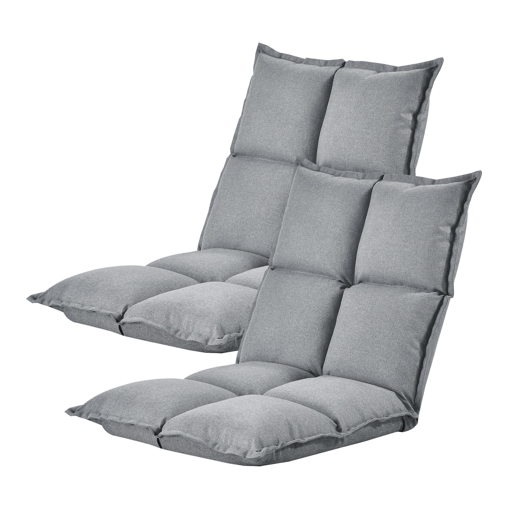 en.casa Relaxsessel, »Deinze« Bodensessel im 2er-Set günstig online kaufen