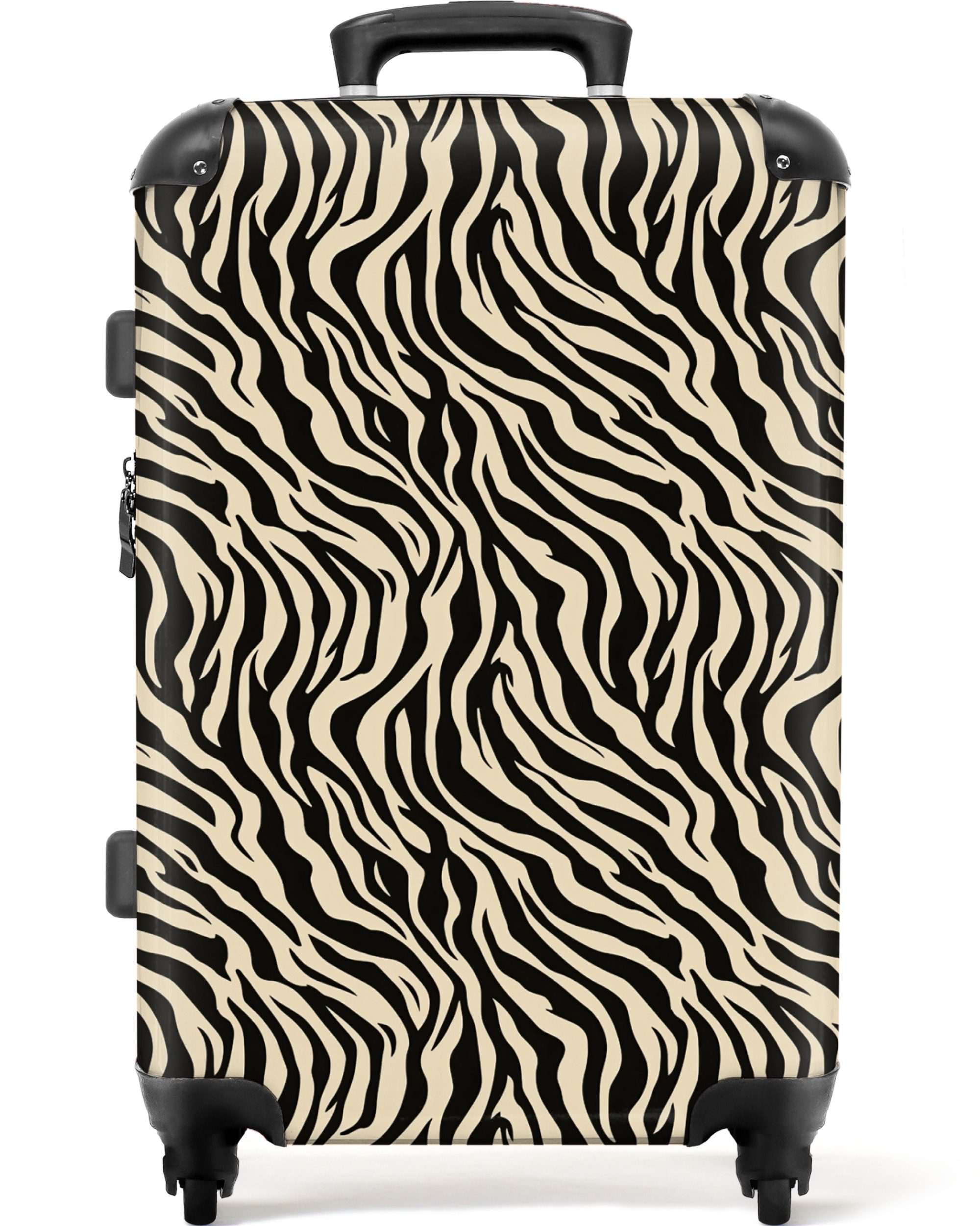 NoBoringSuitcases.com© Hartschalen-Trolley Tiermuster - Zebra - günstig online kaufen