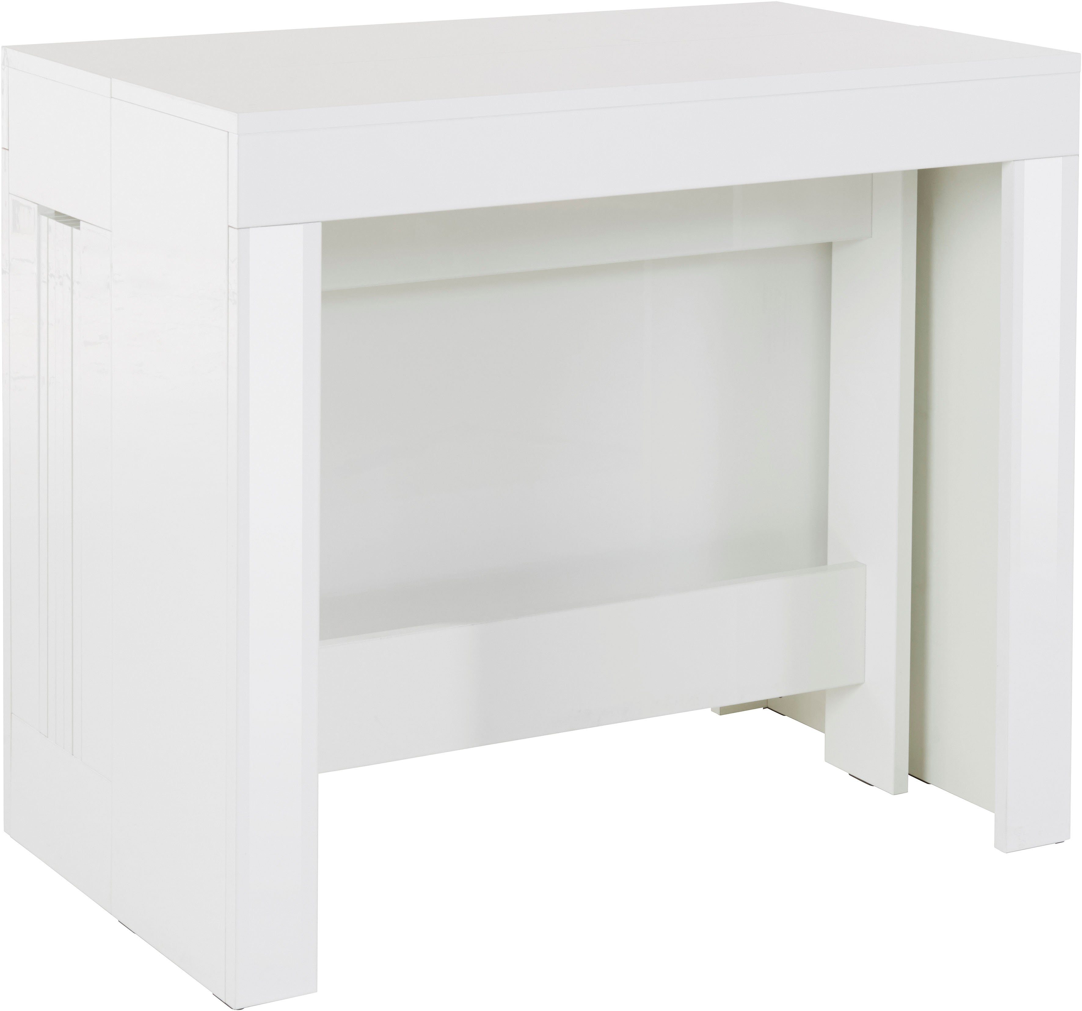 Home affaire Esstisch Praktika, Küchentisch, Wohnzimmertisch, Speisetisch, mit Auszugsfunktion, ausziehbar von 50 cm auf 300 cm