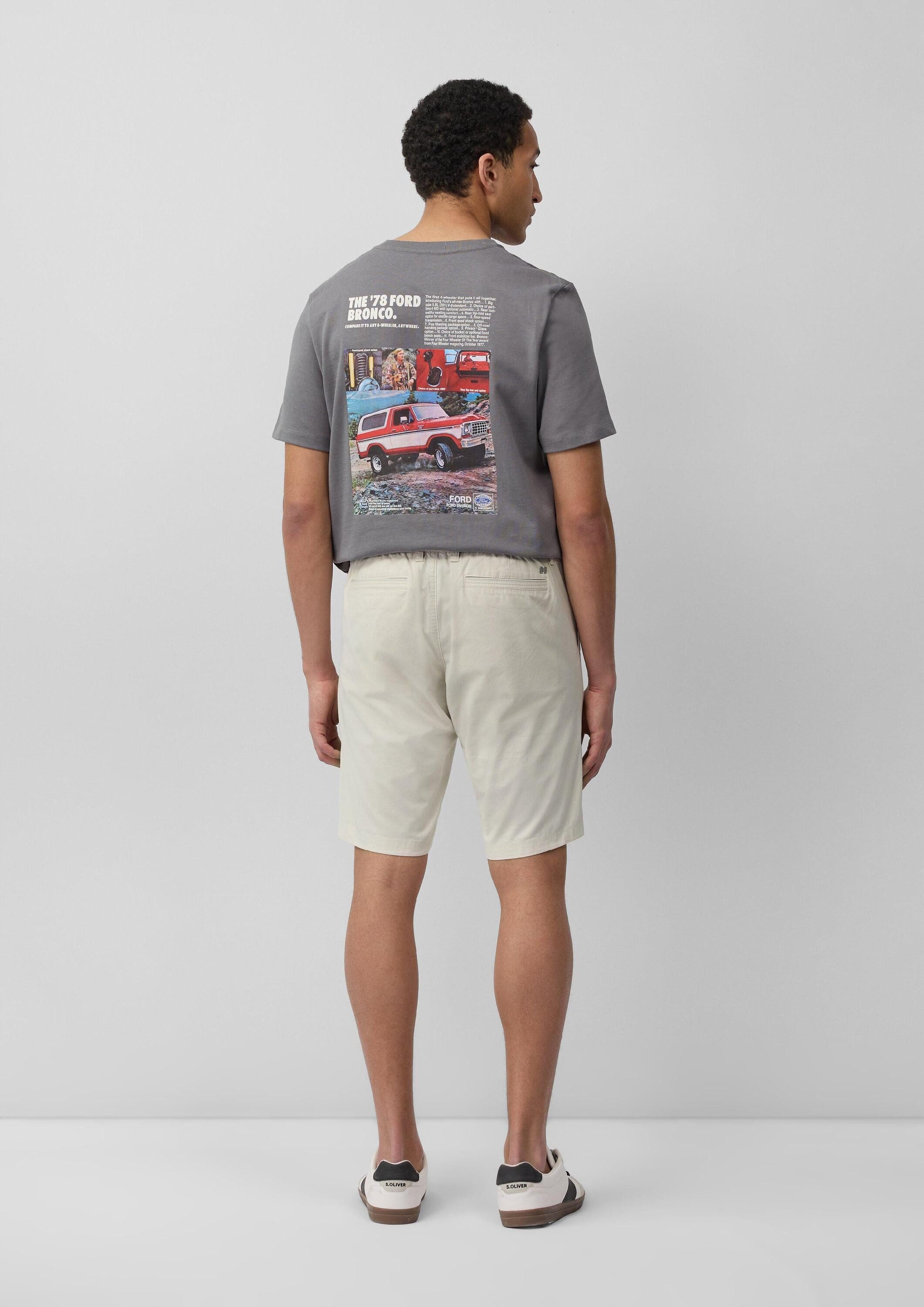 s.Oliver Shorts Bermuda PHOENIX Phoenix: Strukturierte Chino-Shorts mit Elastikbund