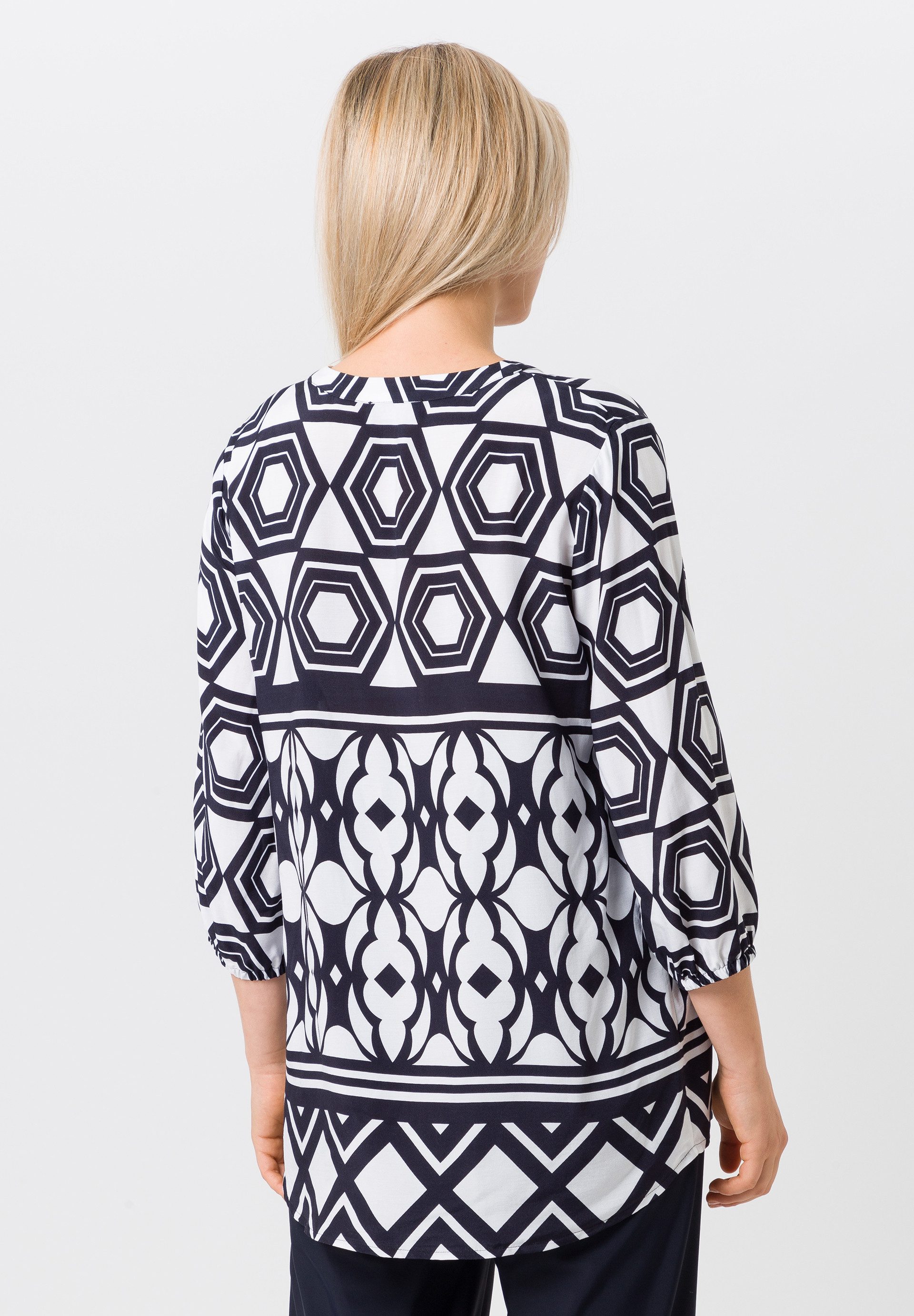 TUZZI Klassische Bluse mit grafischem Muster