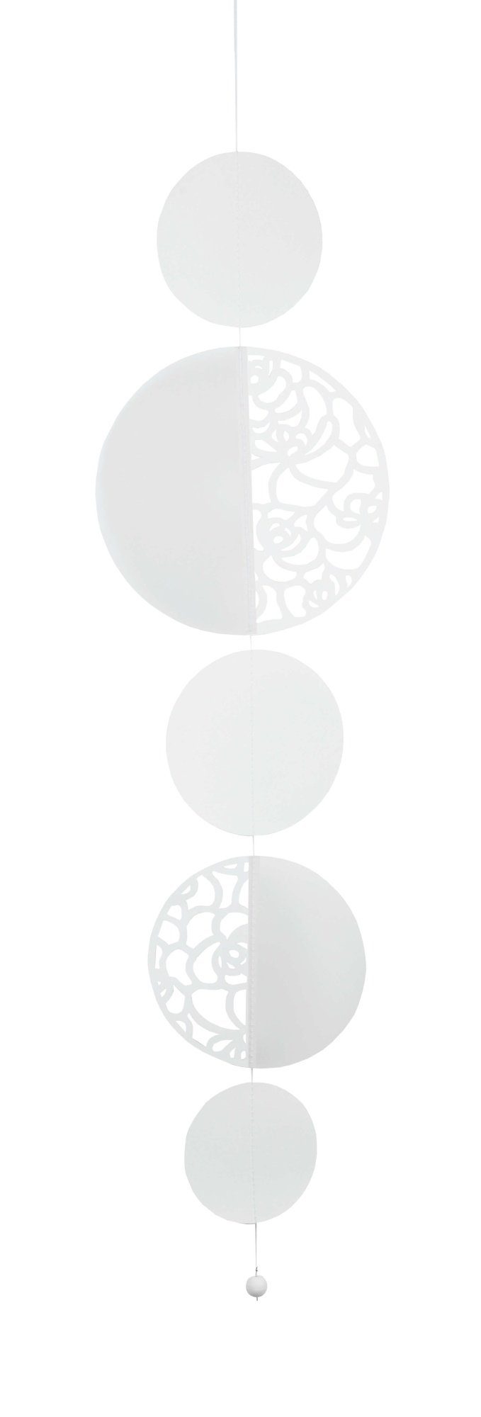 Räder Design Hängedekoration Filigrankette Kreise mit Muster