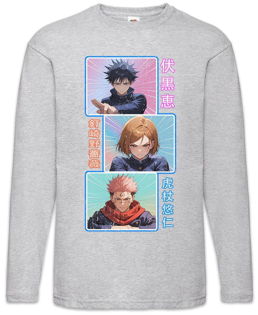 Langarmshirt Jujutsu Group Langarm T-Shirt Yuji Itadori Gojo Kaisen Satoru