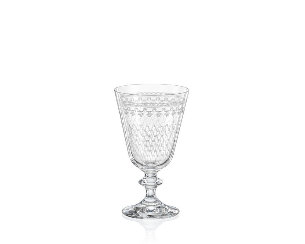 Weißweinglas Weißweingläser Bella MADAME KAROLINKA Kristallglas 230 ml 6er Set