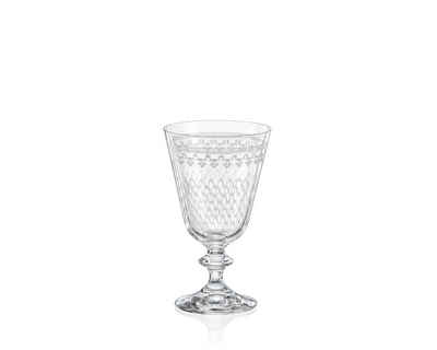 Crystalex Weißweinglas Weißweingläser Bella MADAME KAROLINKA Kristallglas 230 ml 6er Set, Kristallglas, Kristallglas, Bohemia