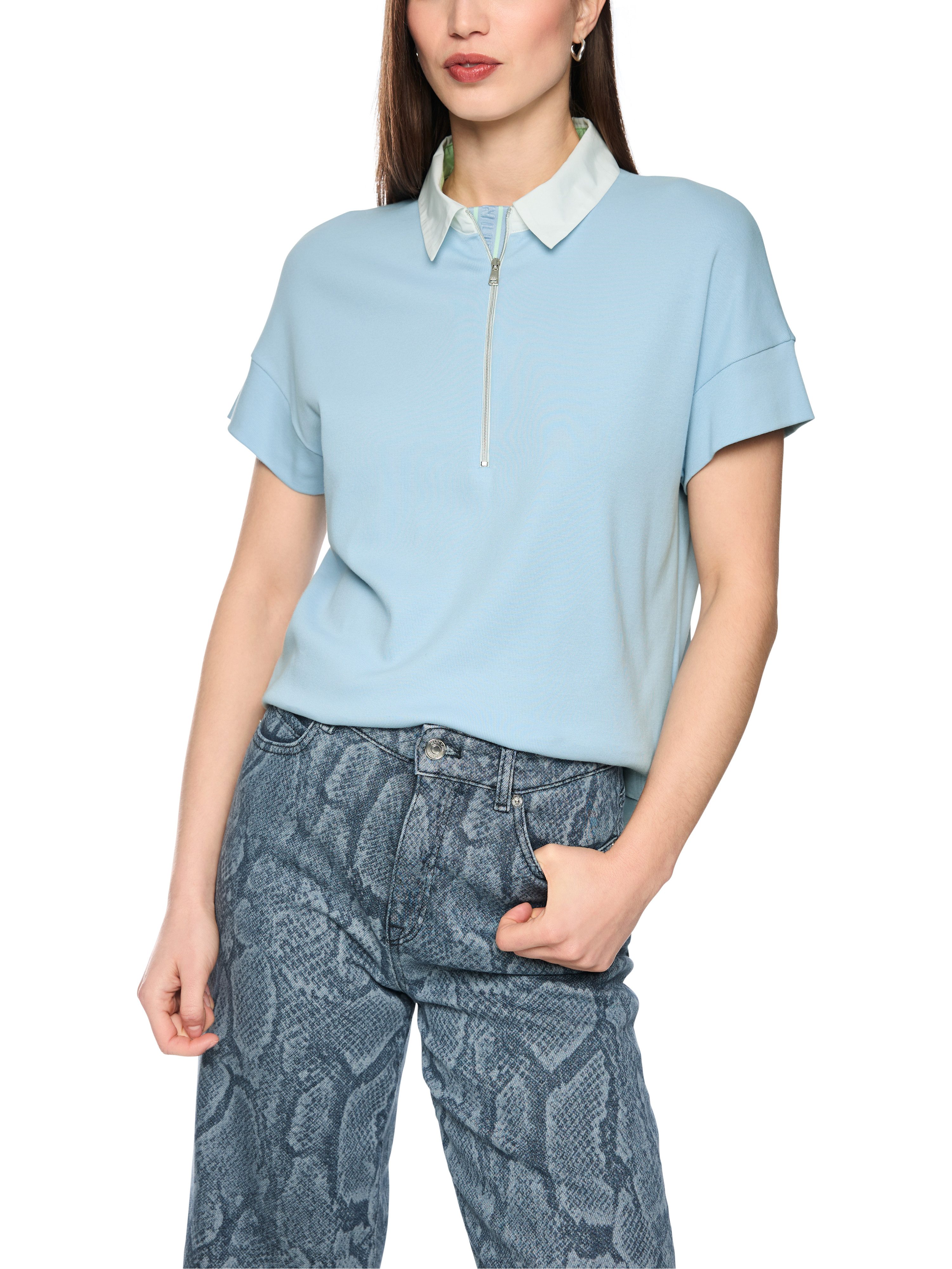 Marc Cain Poloshirt Urban Haze Premium Damenmode