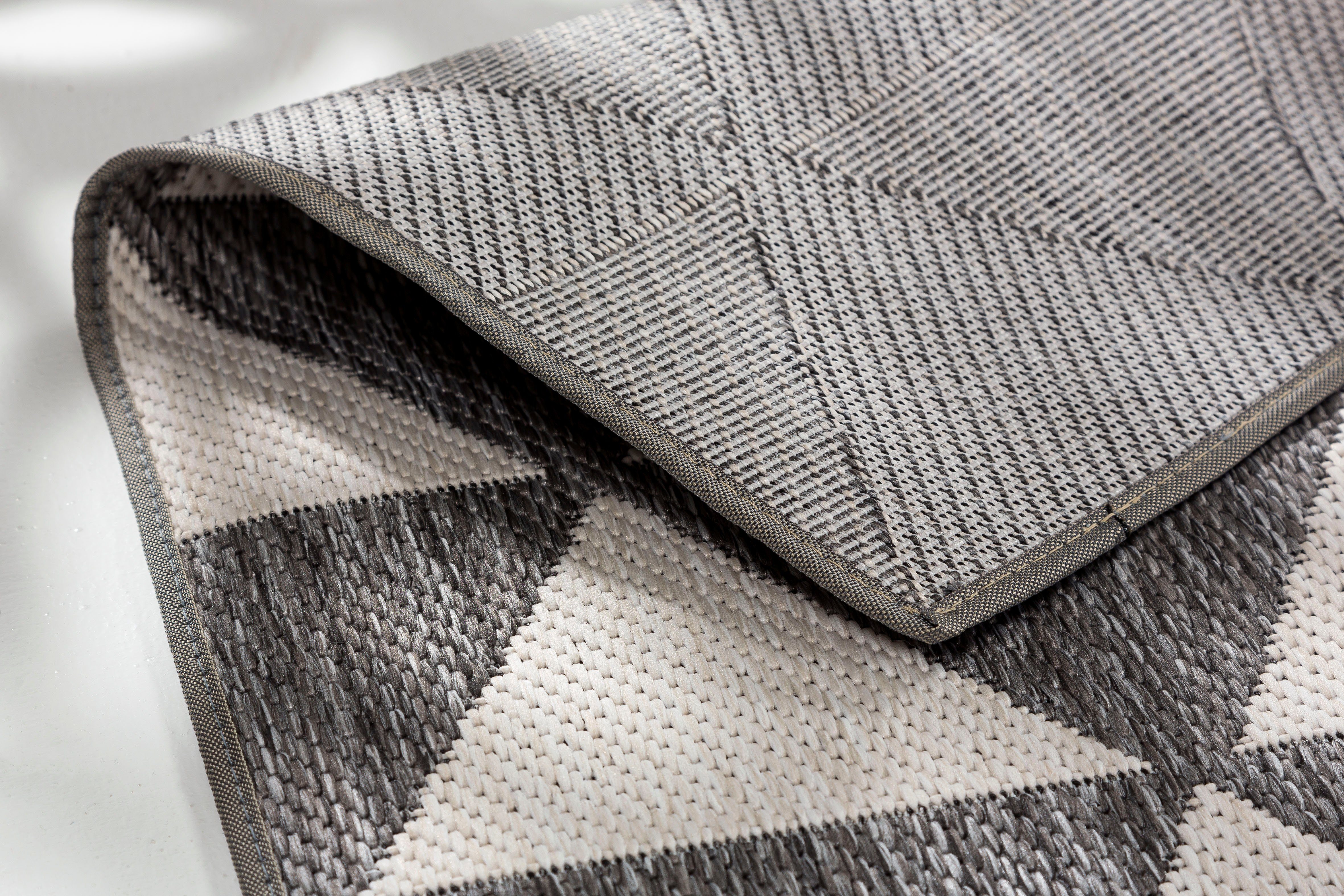 SCHÖNER WOHNEN-Kollektion Teppich Parkland 6351 224, rechteckig, Höhe: 5 mm, In- und Outdoor geeignet, eleganter Flachflorteppich